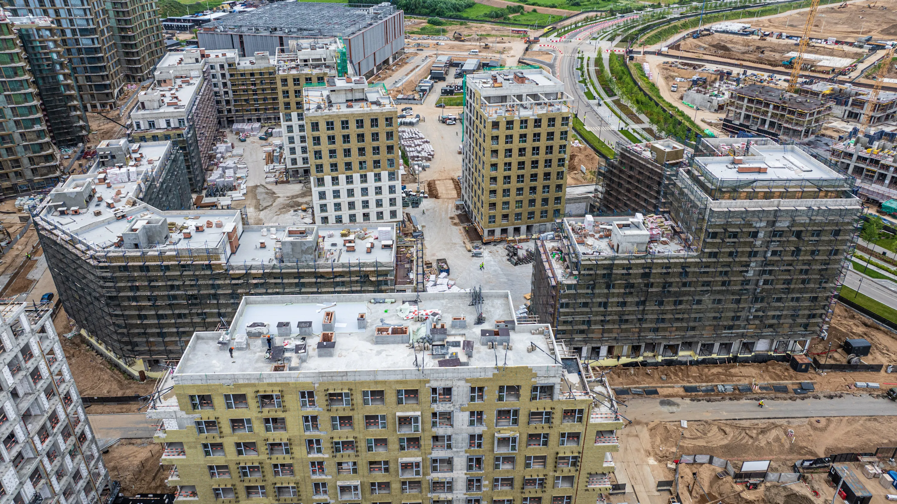 СберСити - квартал В17 ход строительства