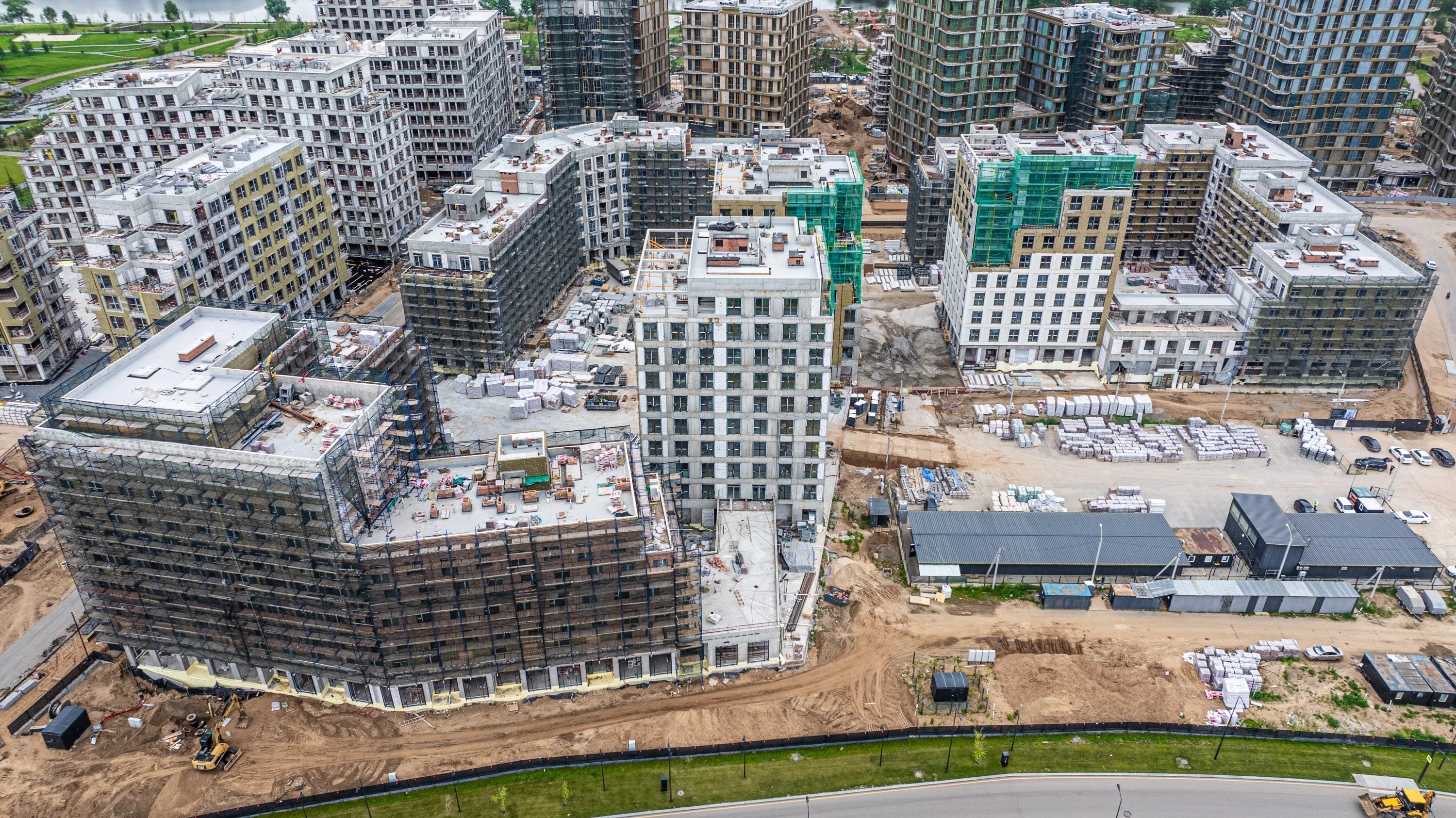 СберСити - квартал В17 ход строительства