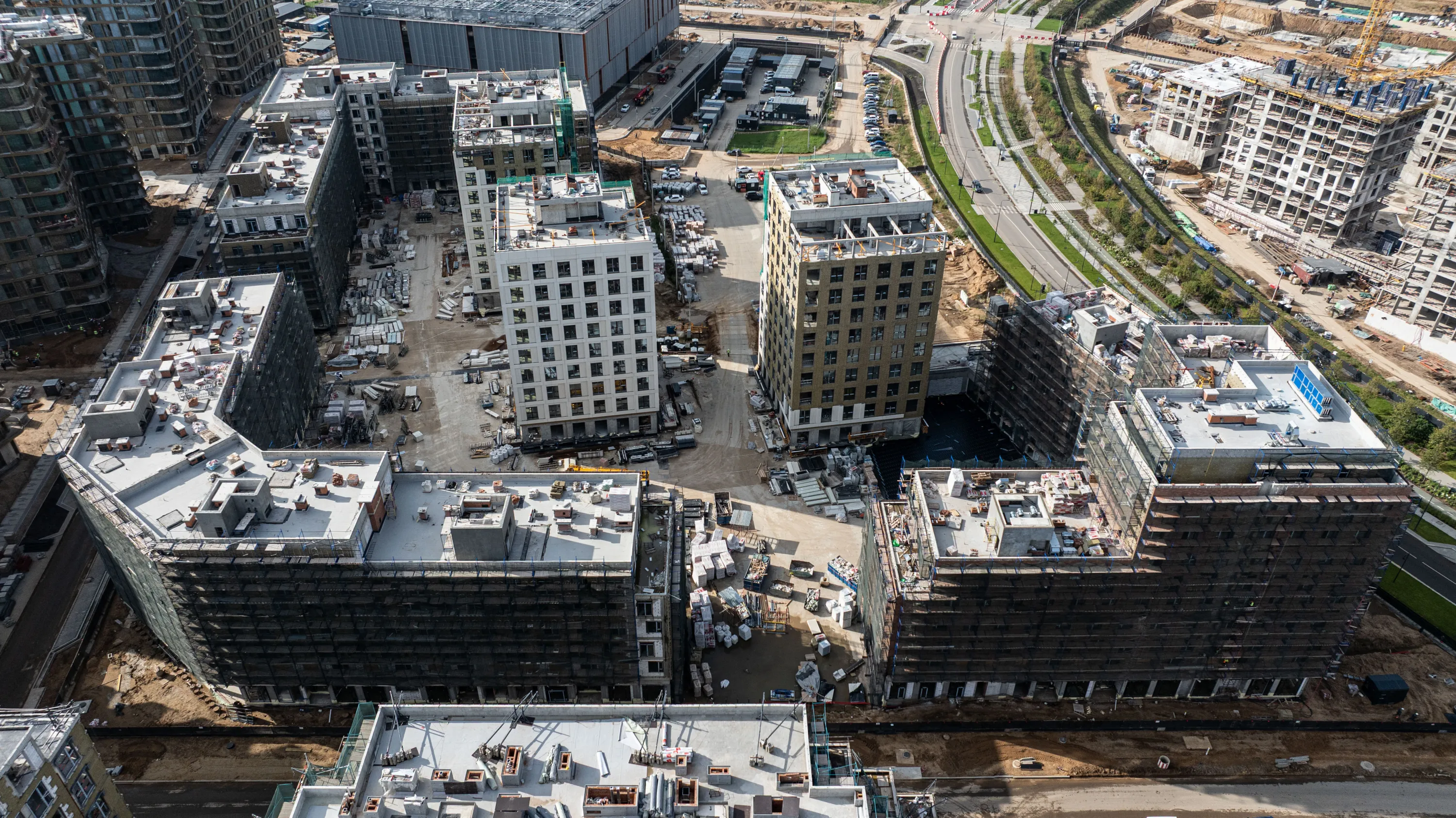 СберСити - квартал В17 ход строительства