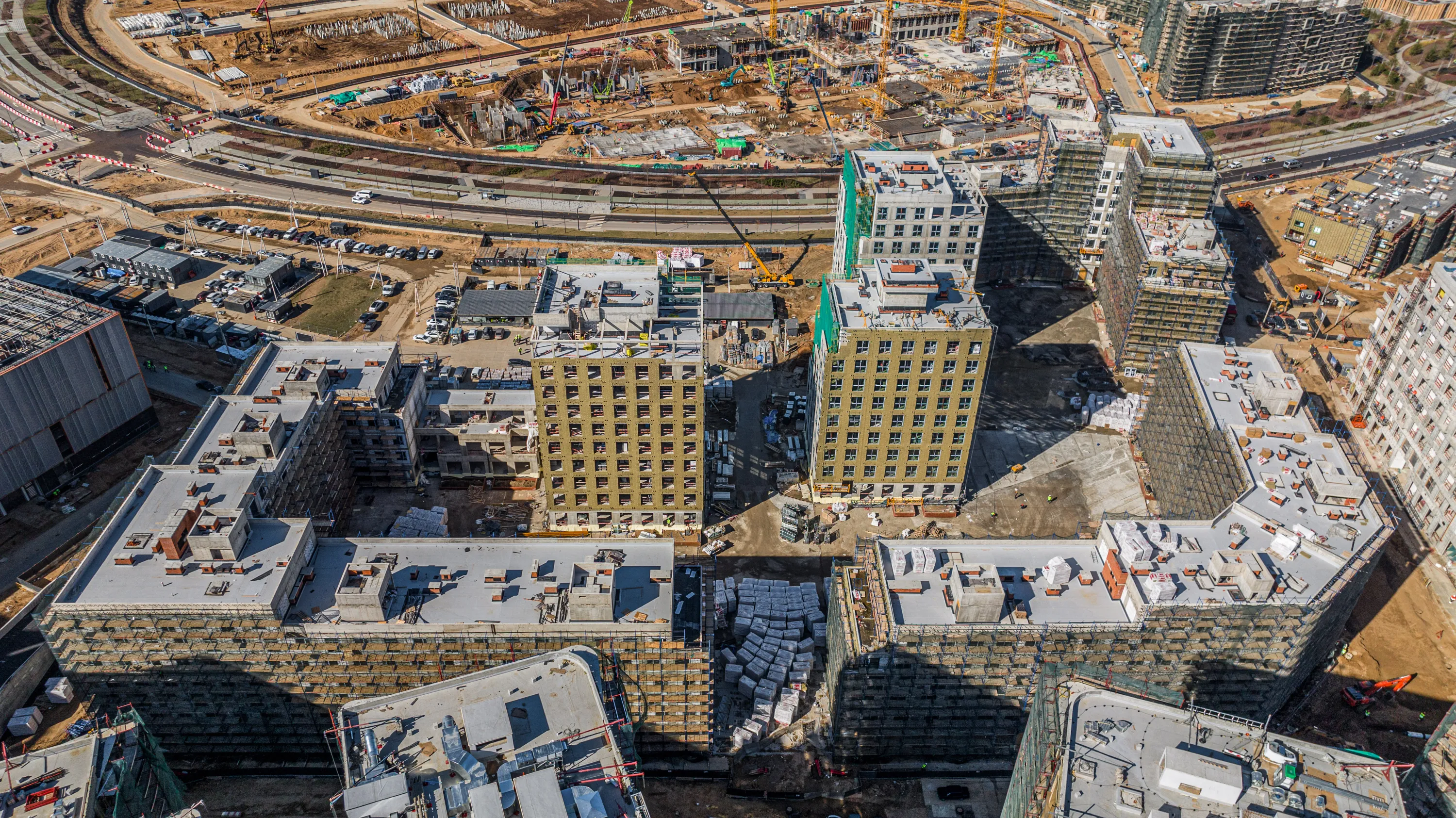 СберСити - квартал В17 ход строительства