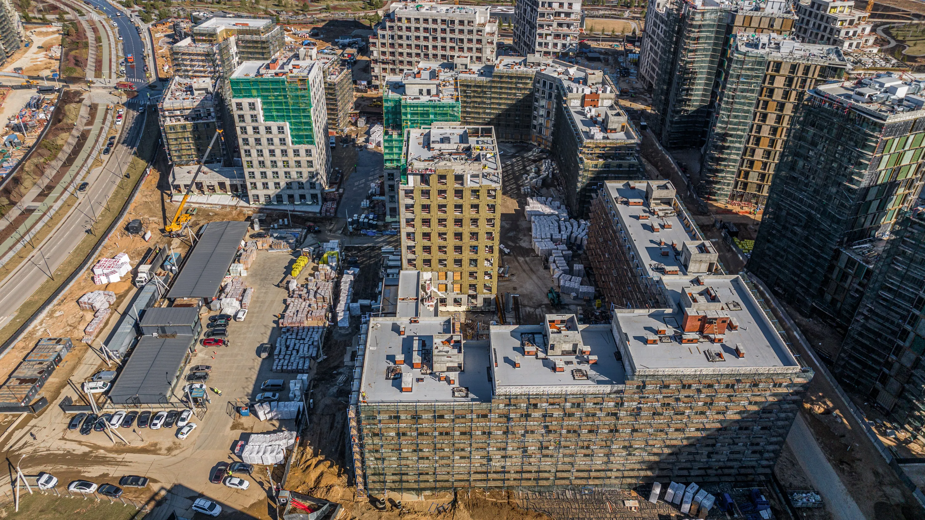 СберСити - квартал В17 ход строительства