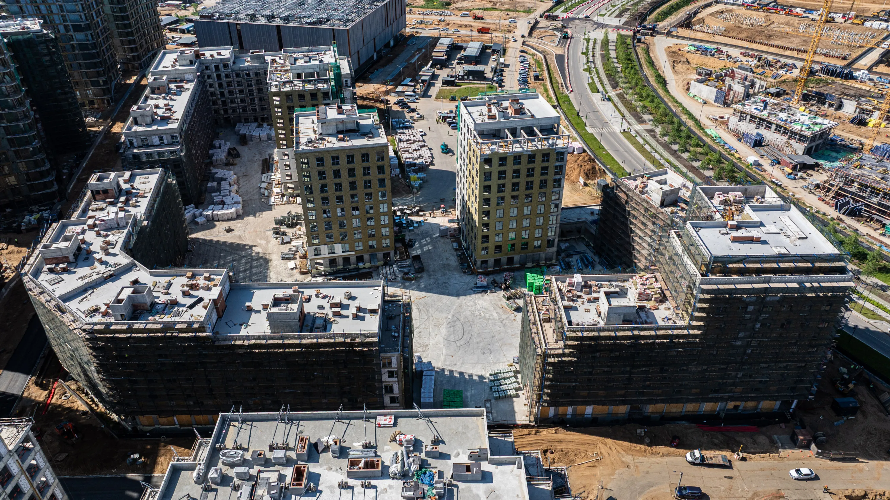 СберСити - квартал В17 ход строительства