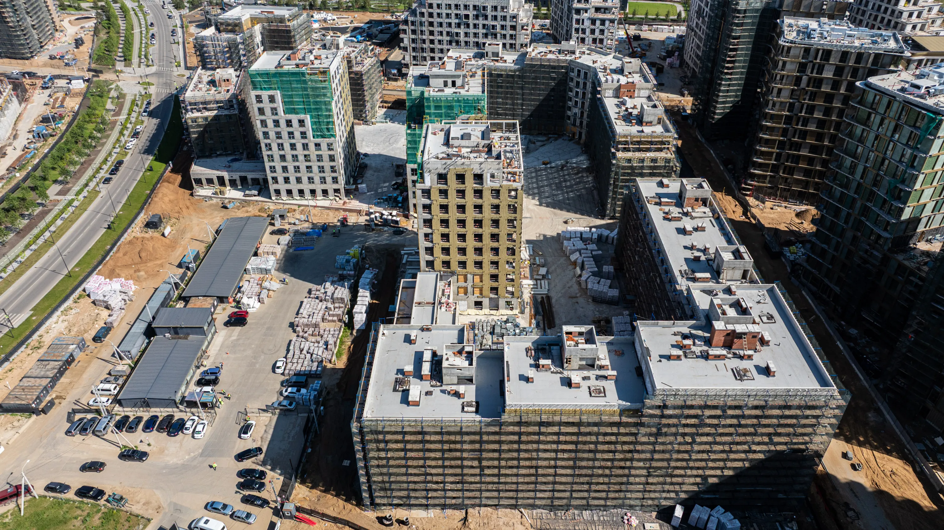 СберСити - квартал В17 ход строительства