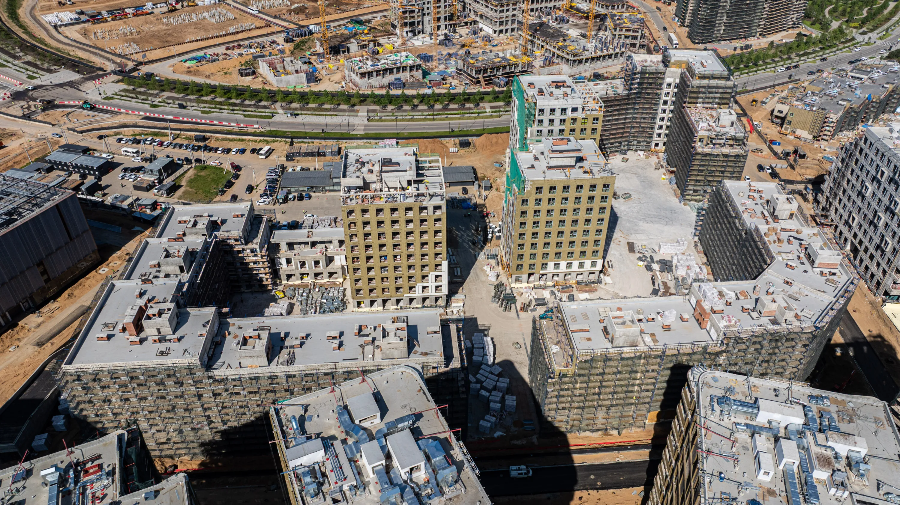 СберСити - квартал В17 ход строительства