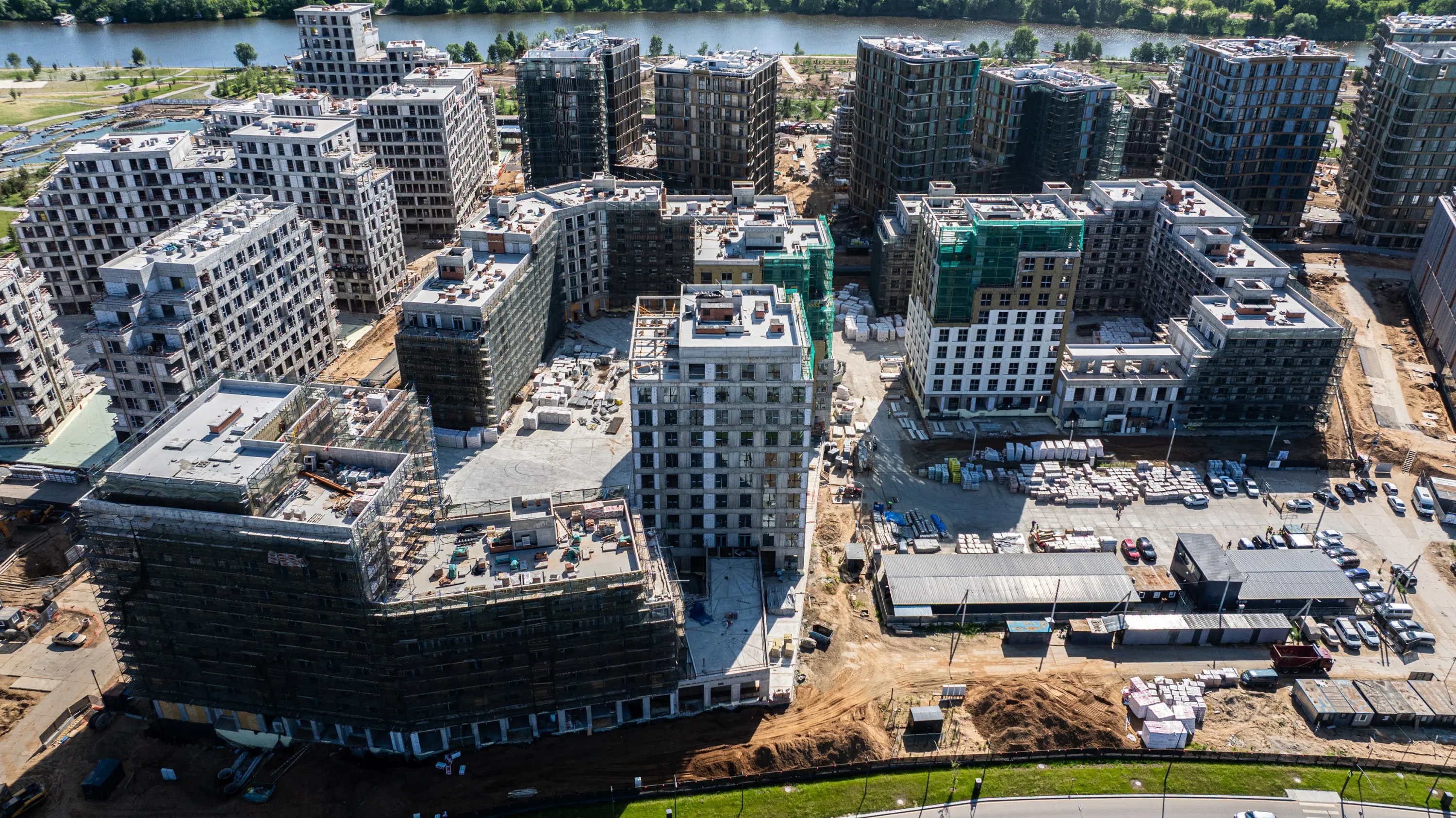 СберСити - квартал В17 ход строительства