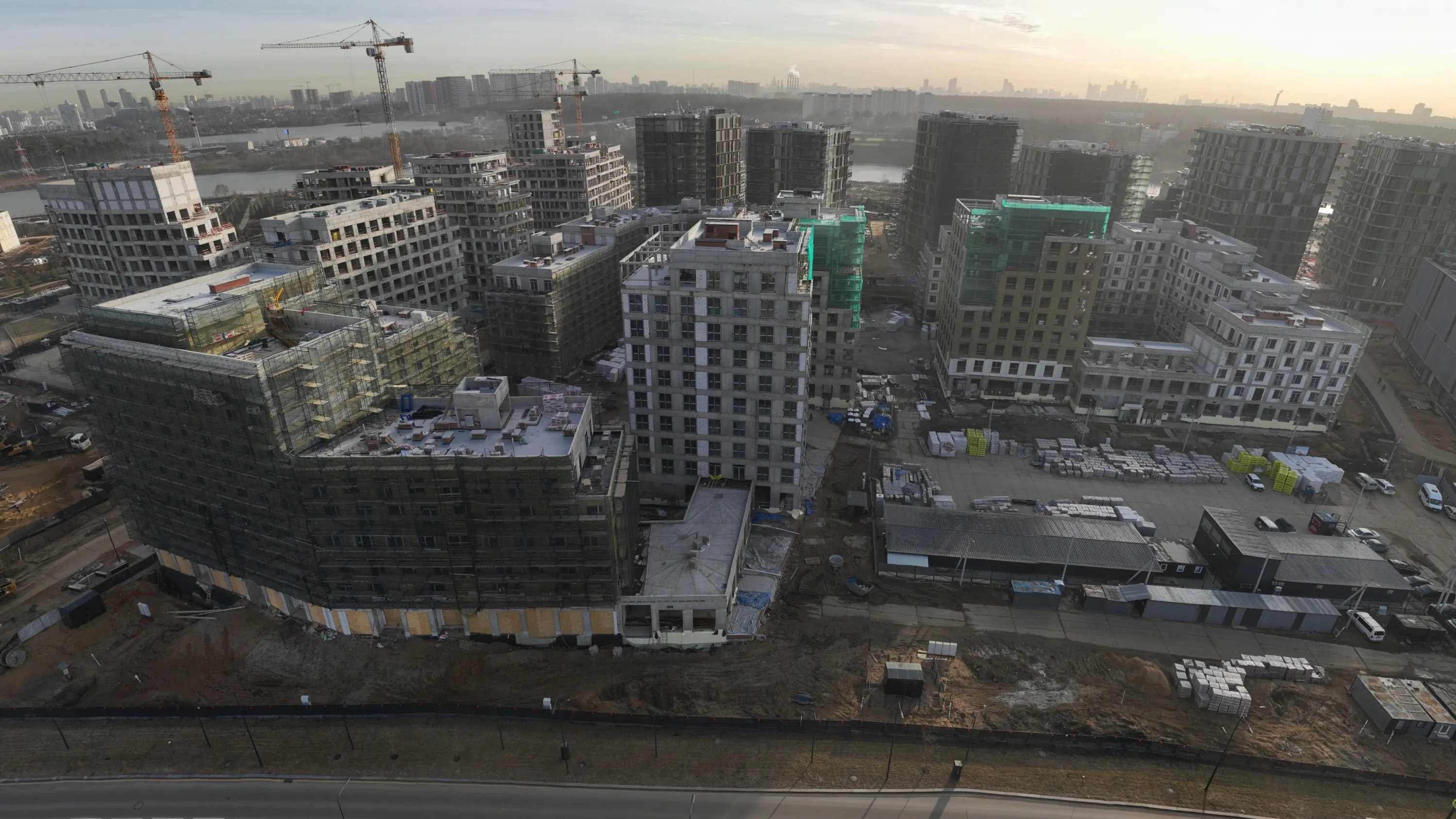 СберСити - квартал В17 ход строительства