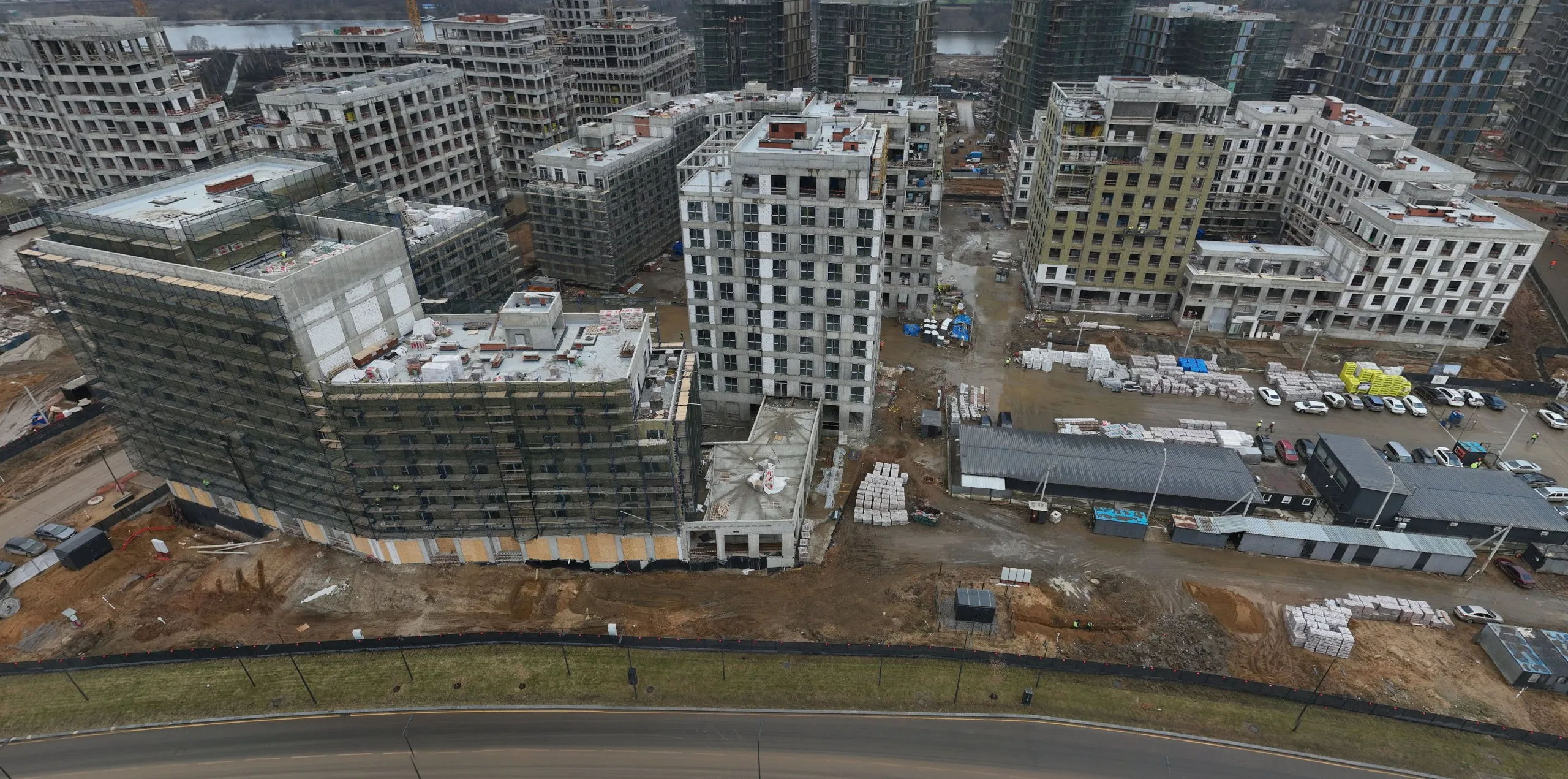 СберСити - квартал В17 ход строительства