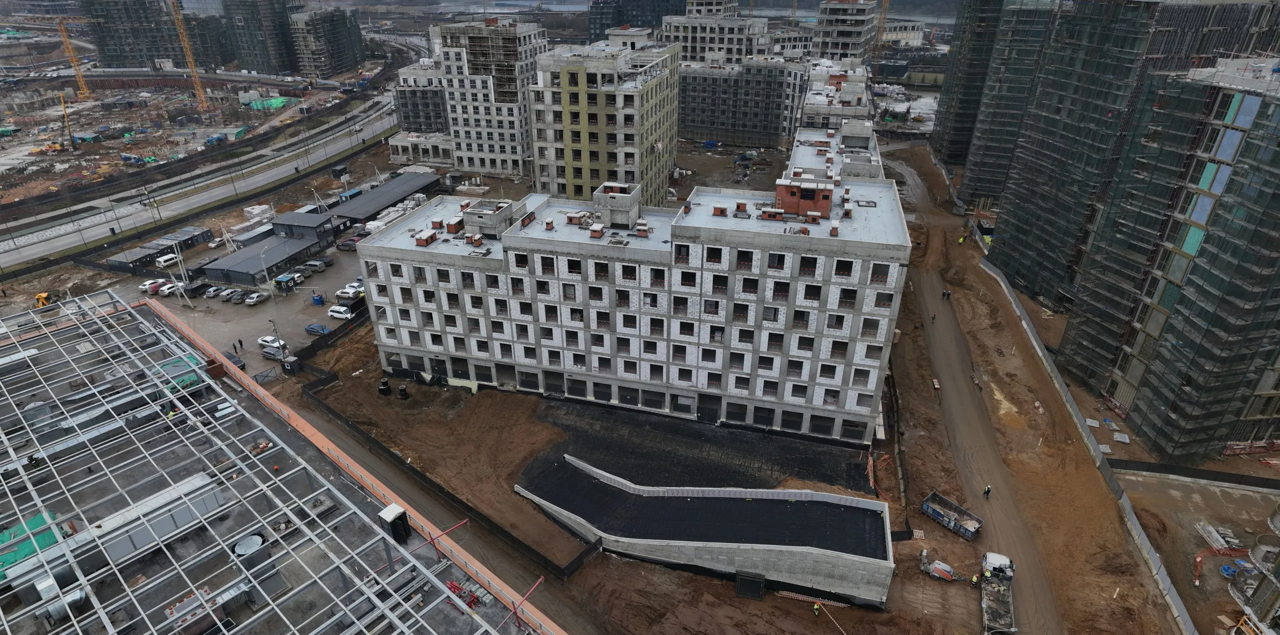 СберСити - квартал В17 ход строительства