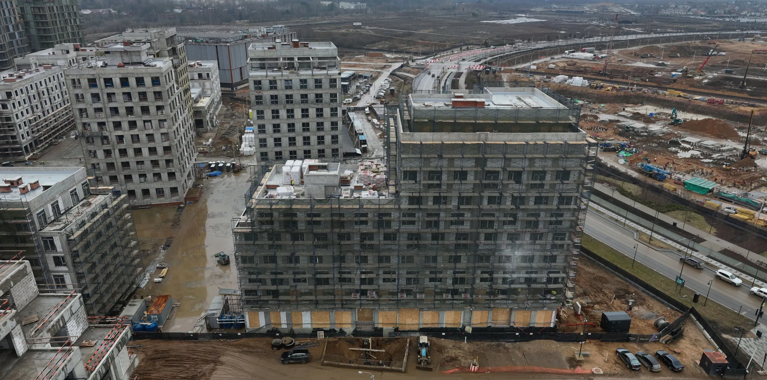 СберСити - квартал В17 ход строительства