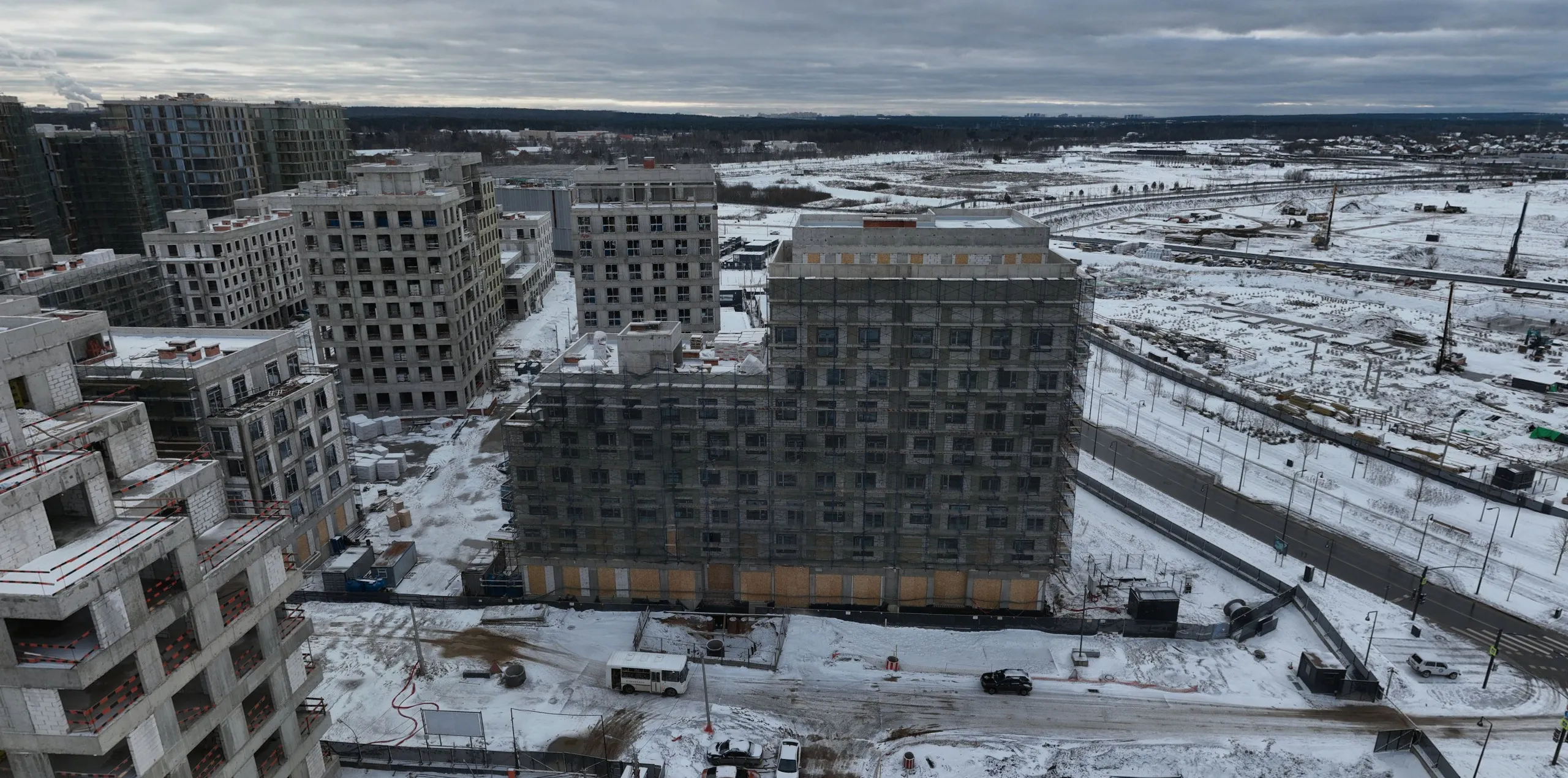 СберСити - квартал В17 ход строительства