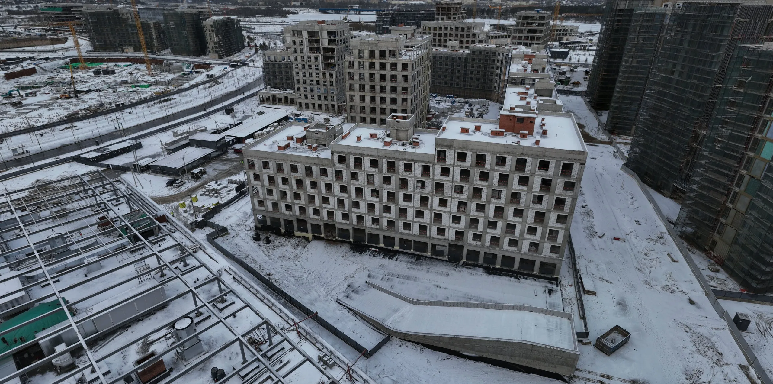 СберСити - квартал В17 ход строительства