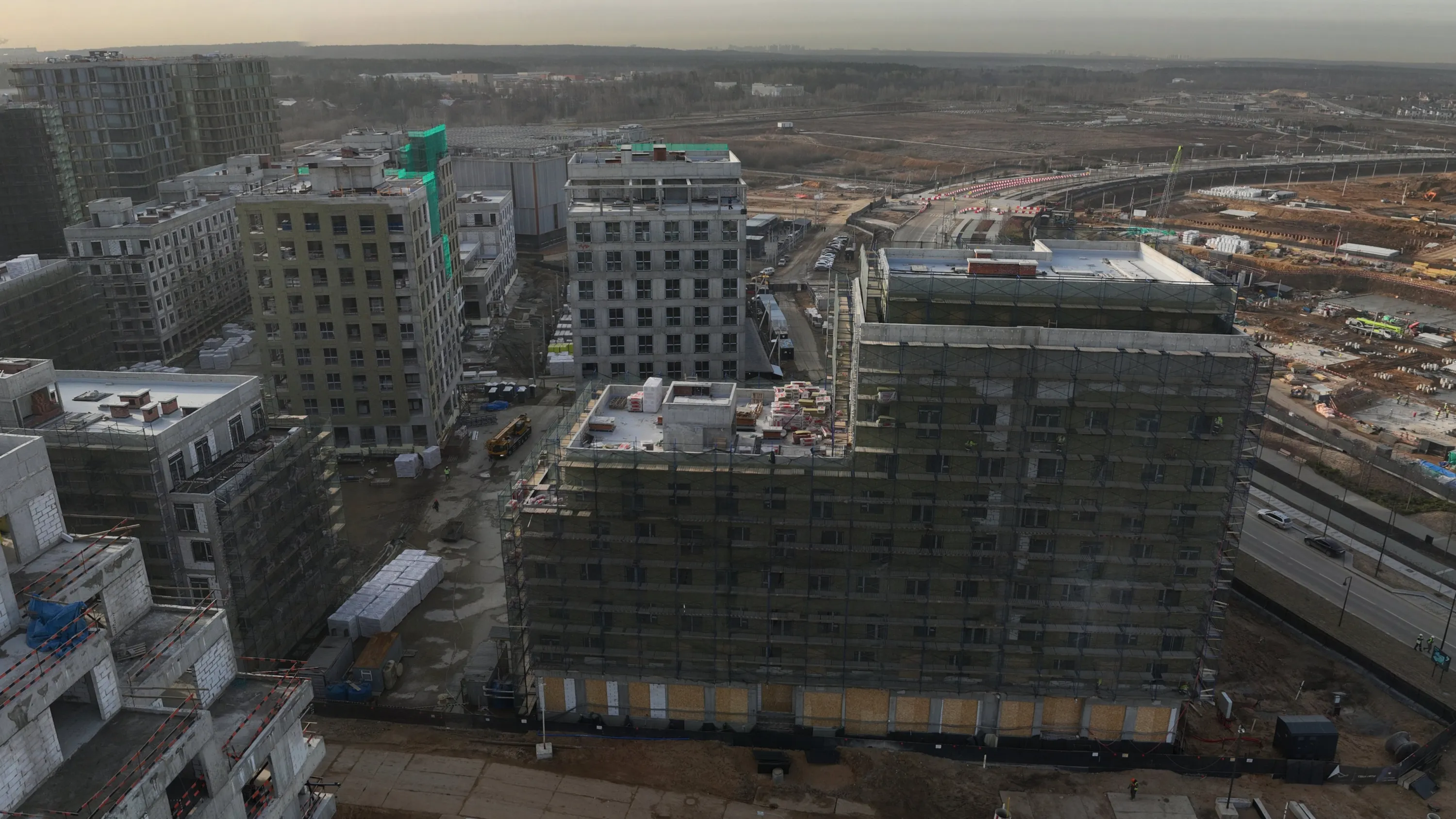 СберСити - квартал В17 ход строительства