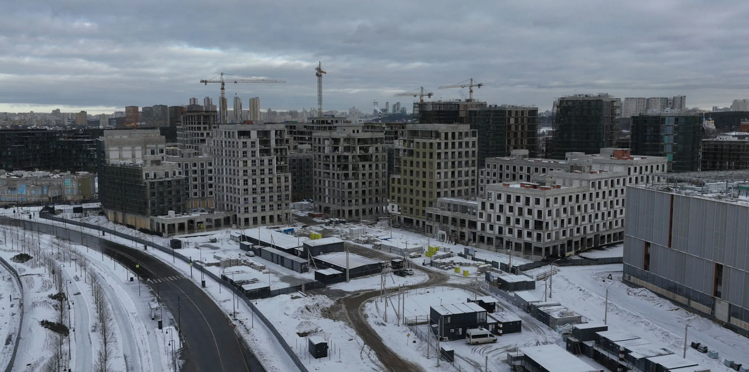 СберСити - квартал В17 ход строительства