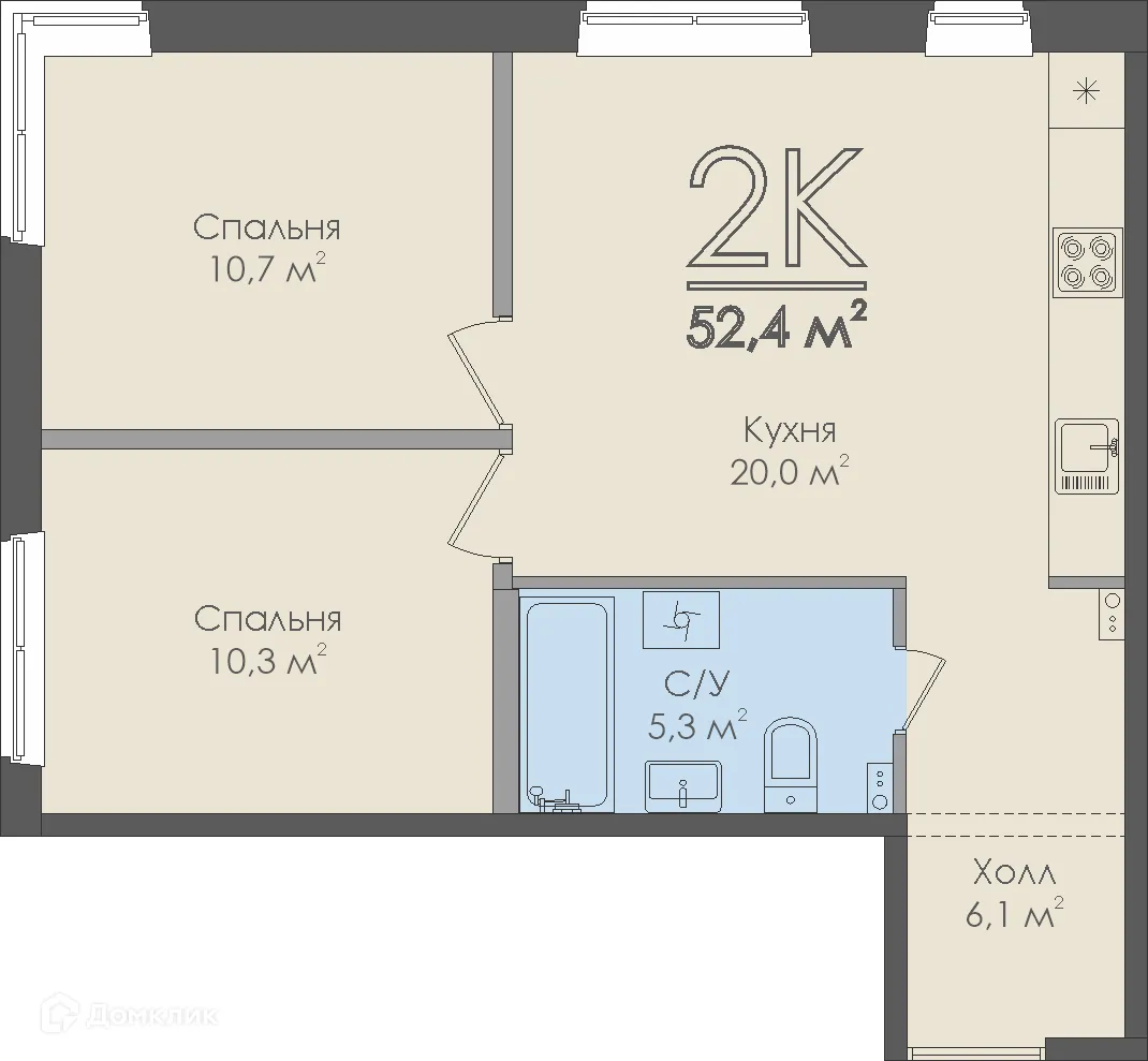 Фото квартиры в ЖК Лето-Лето