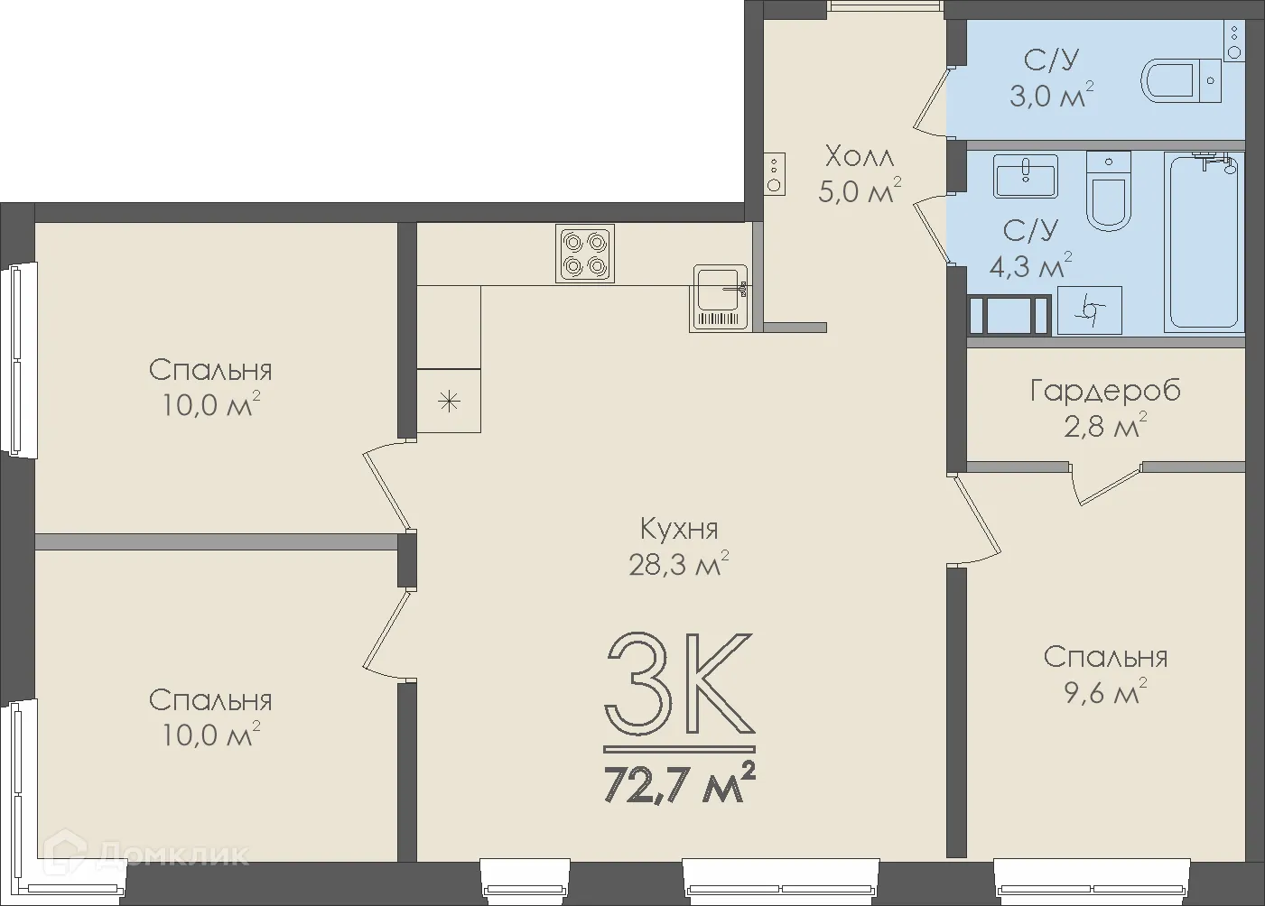 Фото квартиры в ЖК Лето-Лето