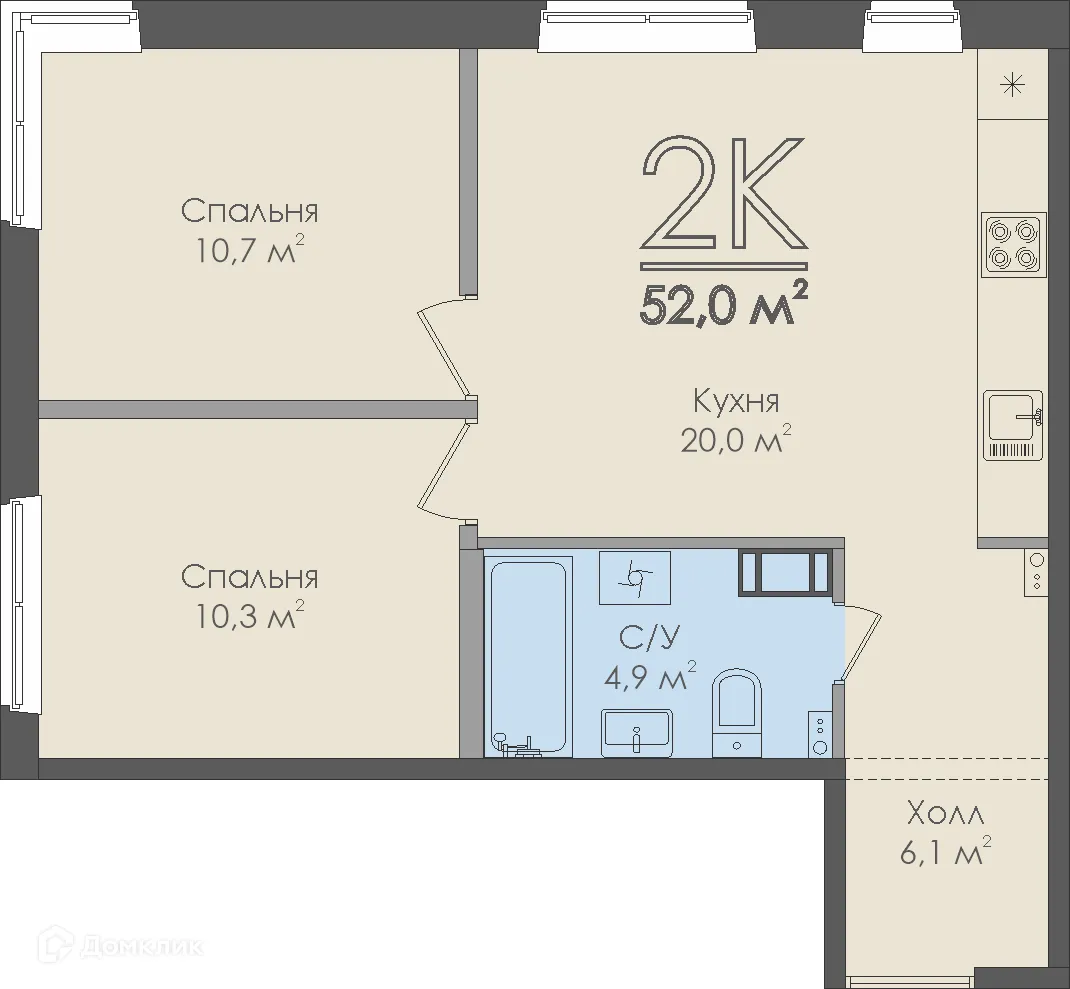 Фото квартиры в ЖК Лето-Лето