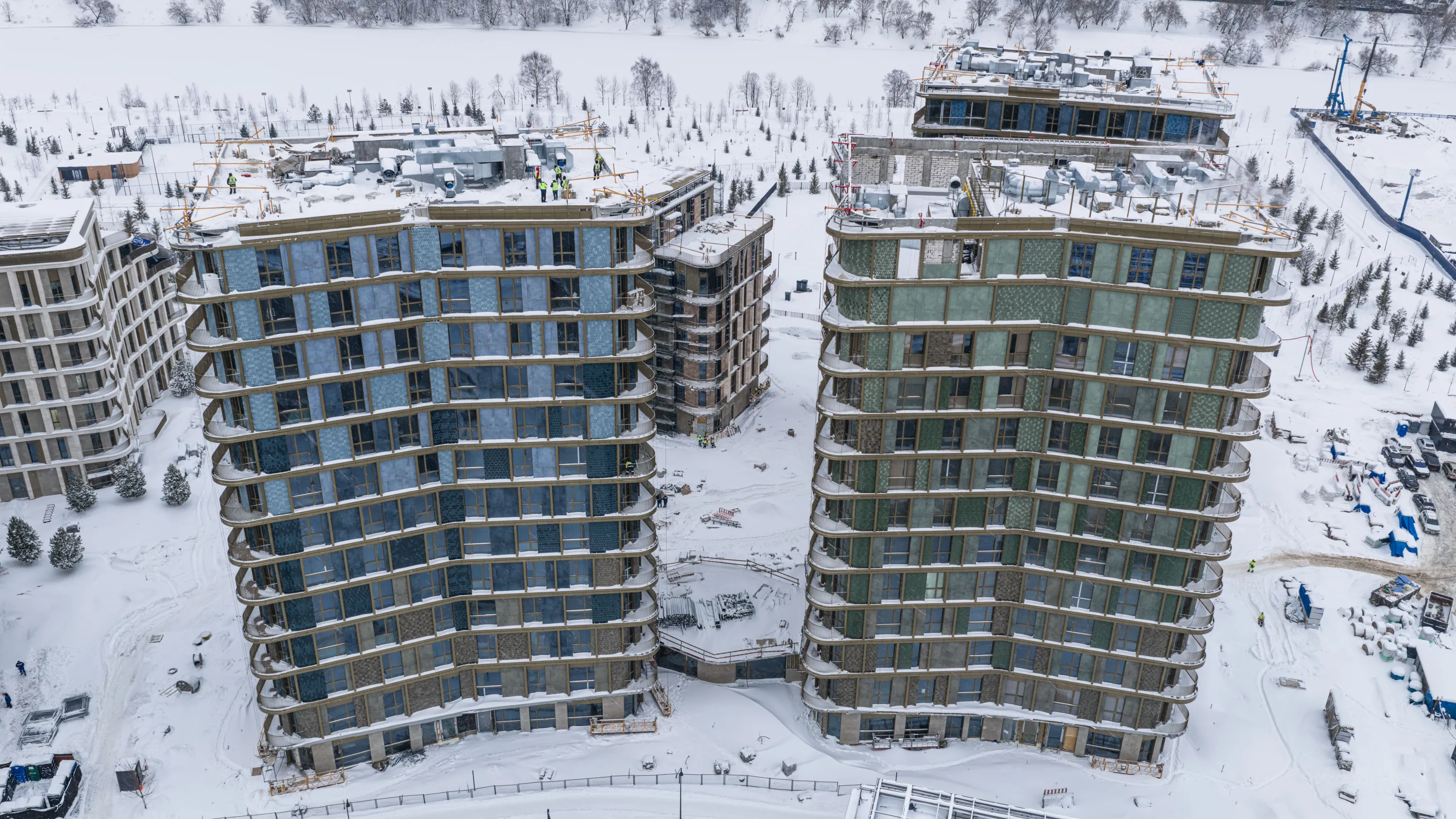 СберСити - квартал В21 ход строительства