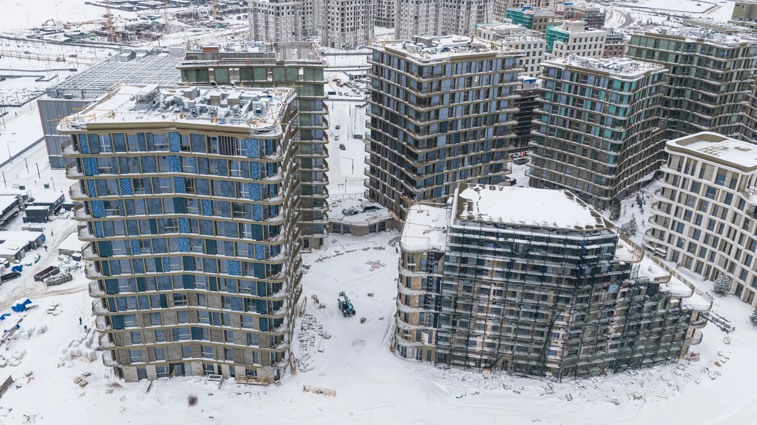 СберСити - квартал В21 ход строительства