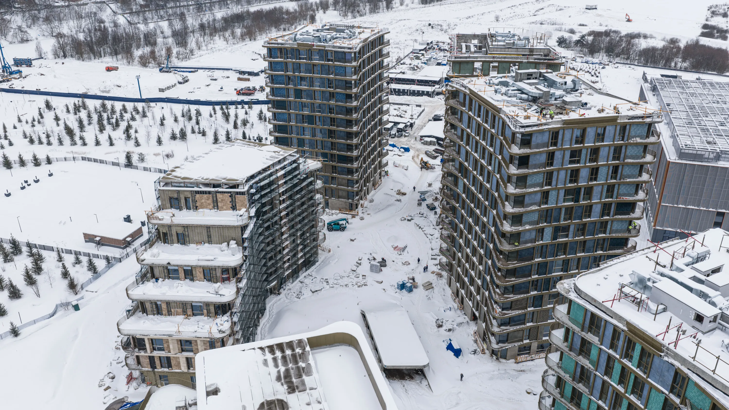 СберСити - квартал В21 ход строительства