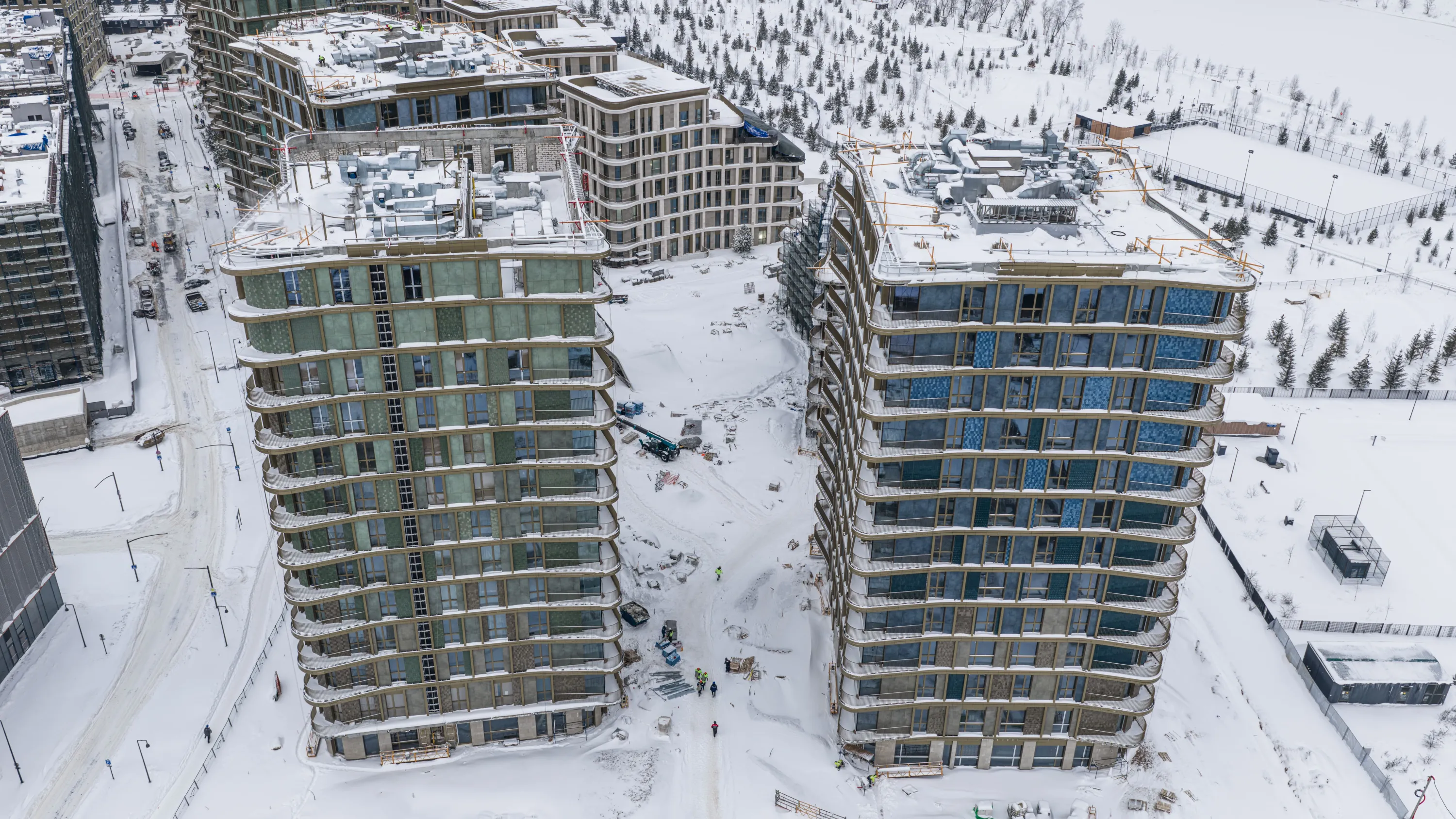 СберСити - квартал В21 ход строительства