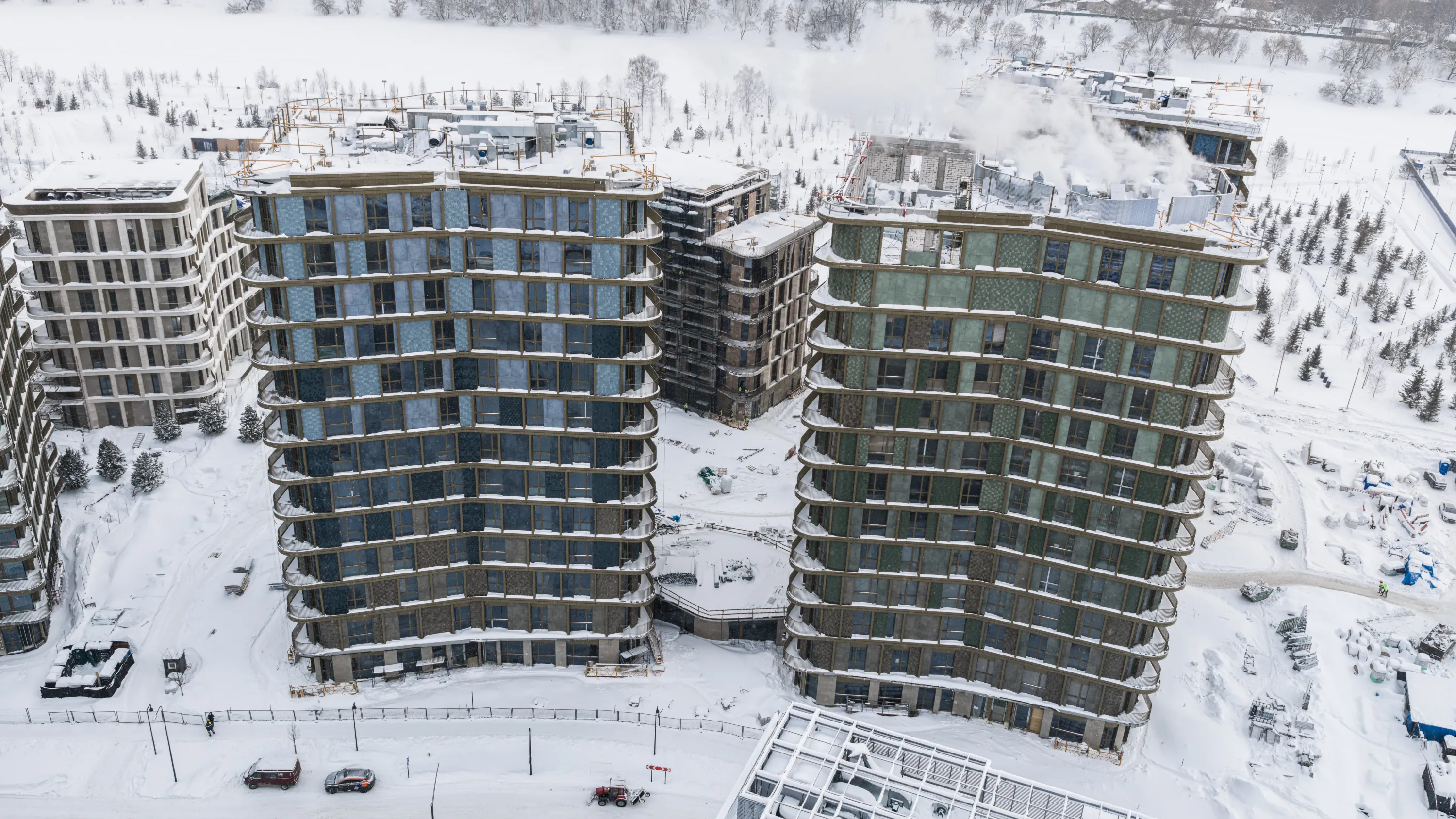 СберСити - квартал В21 ход строительства