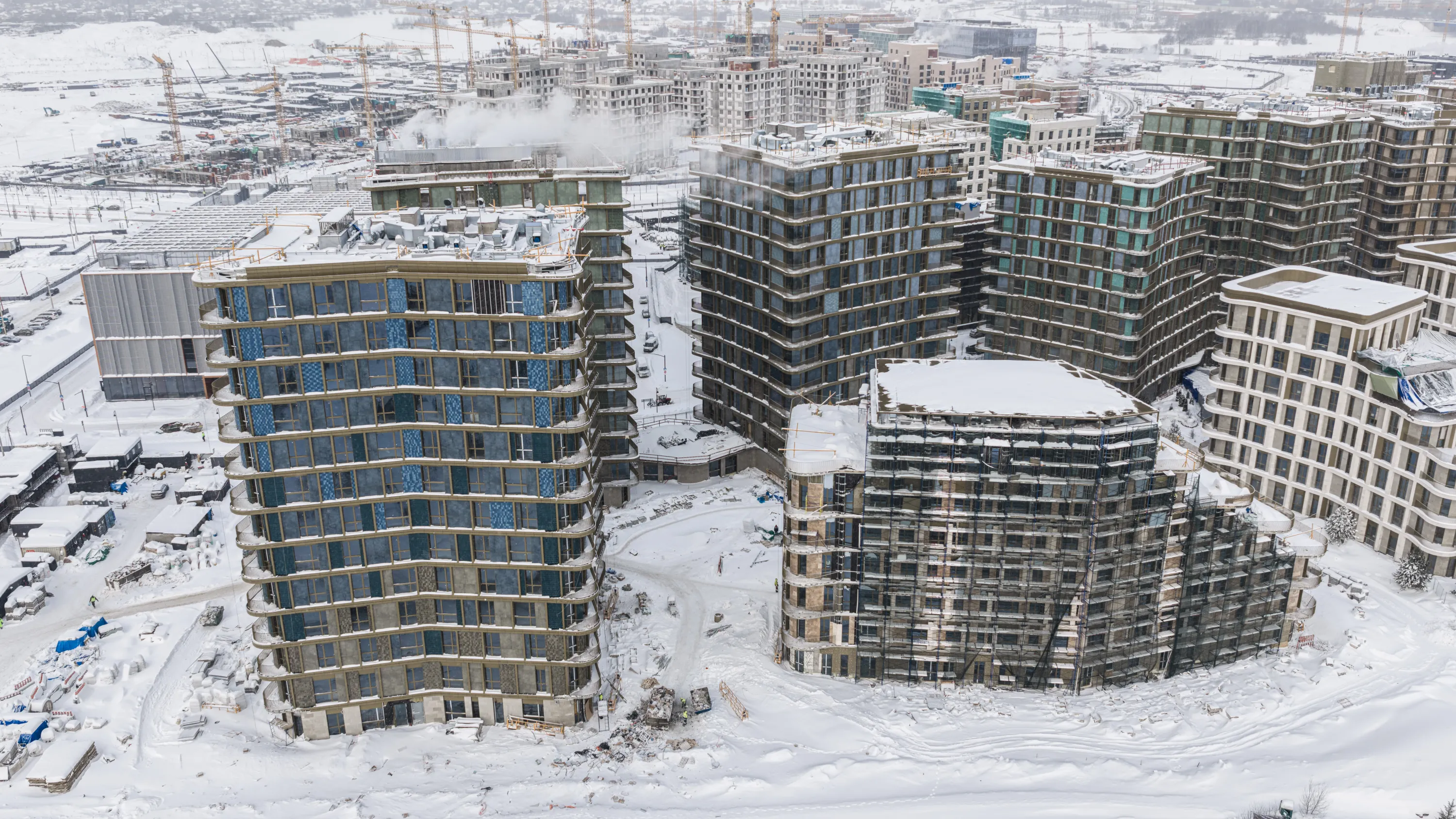 СберСити - квартал В21 ход строительства