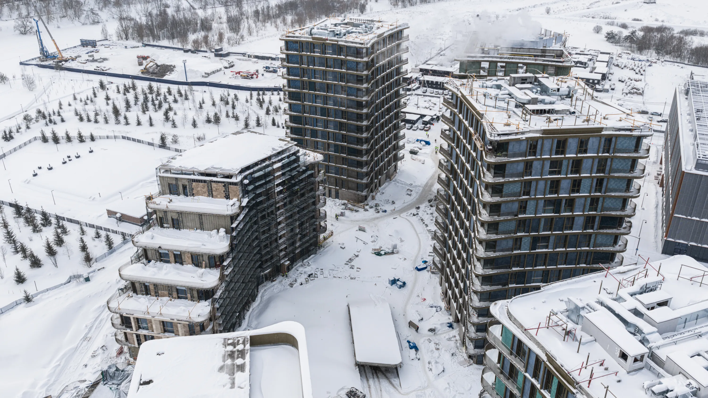 СберСити - квартал В21 ход строительства