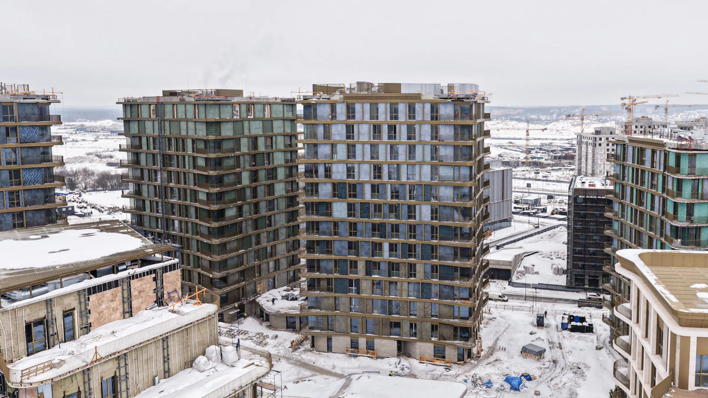 СберСити - квартал В21 ход строительства