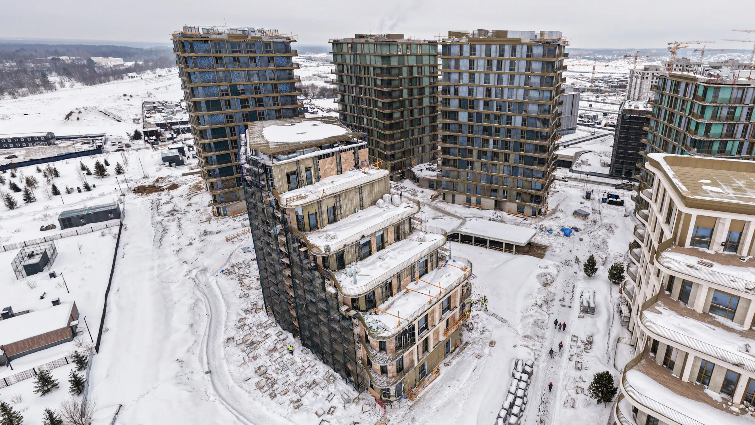 СберСити - квартал В21 ход строительства