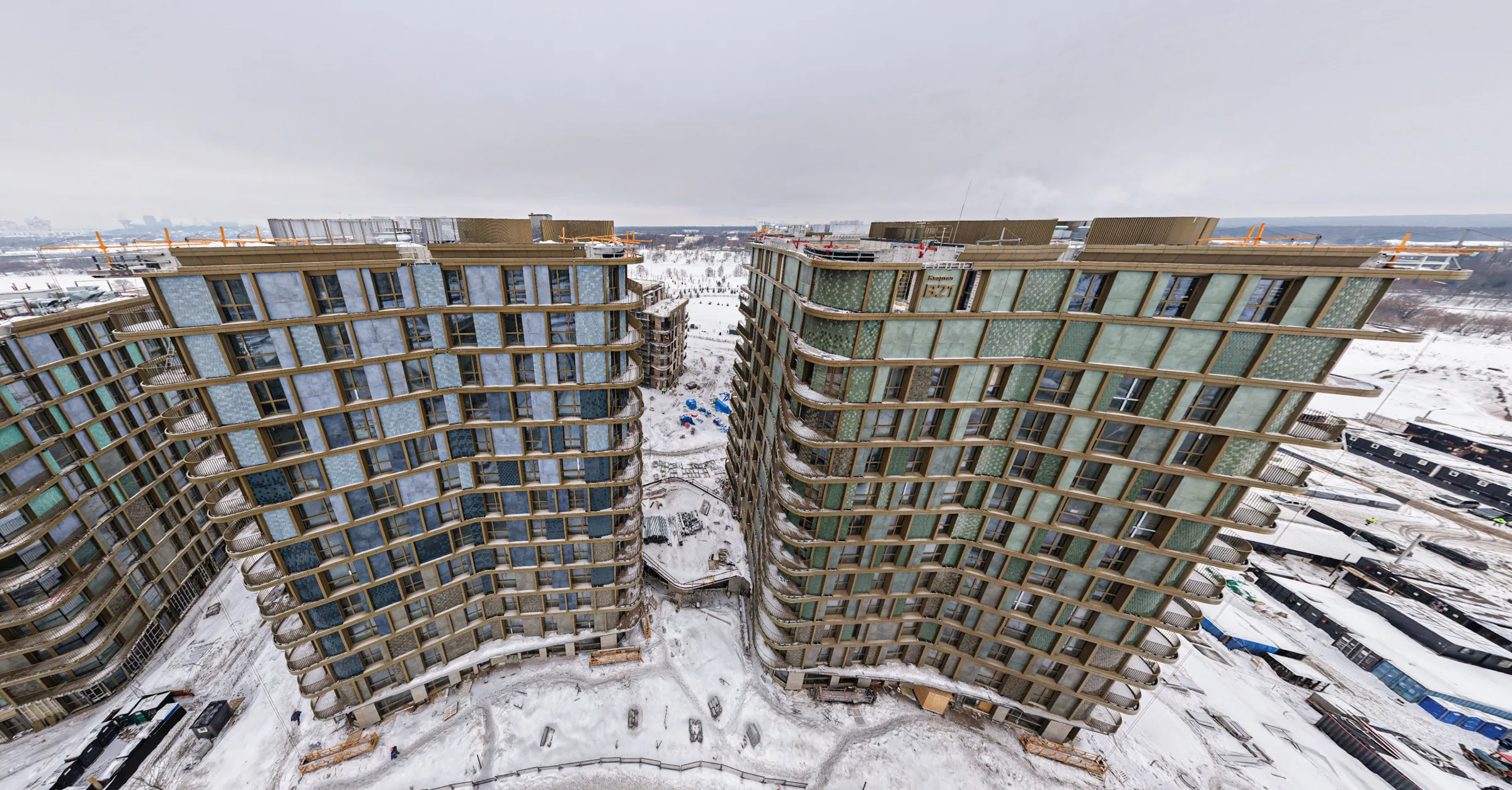 СберСити - квартал В21 ход строительства