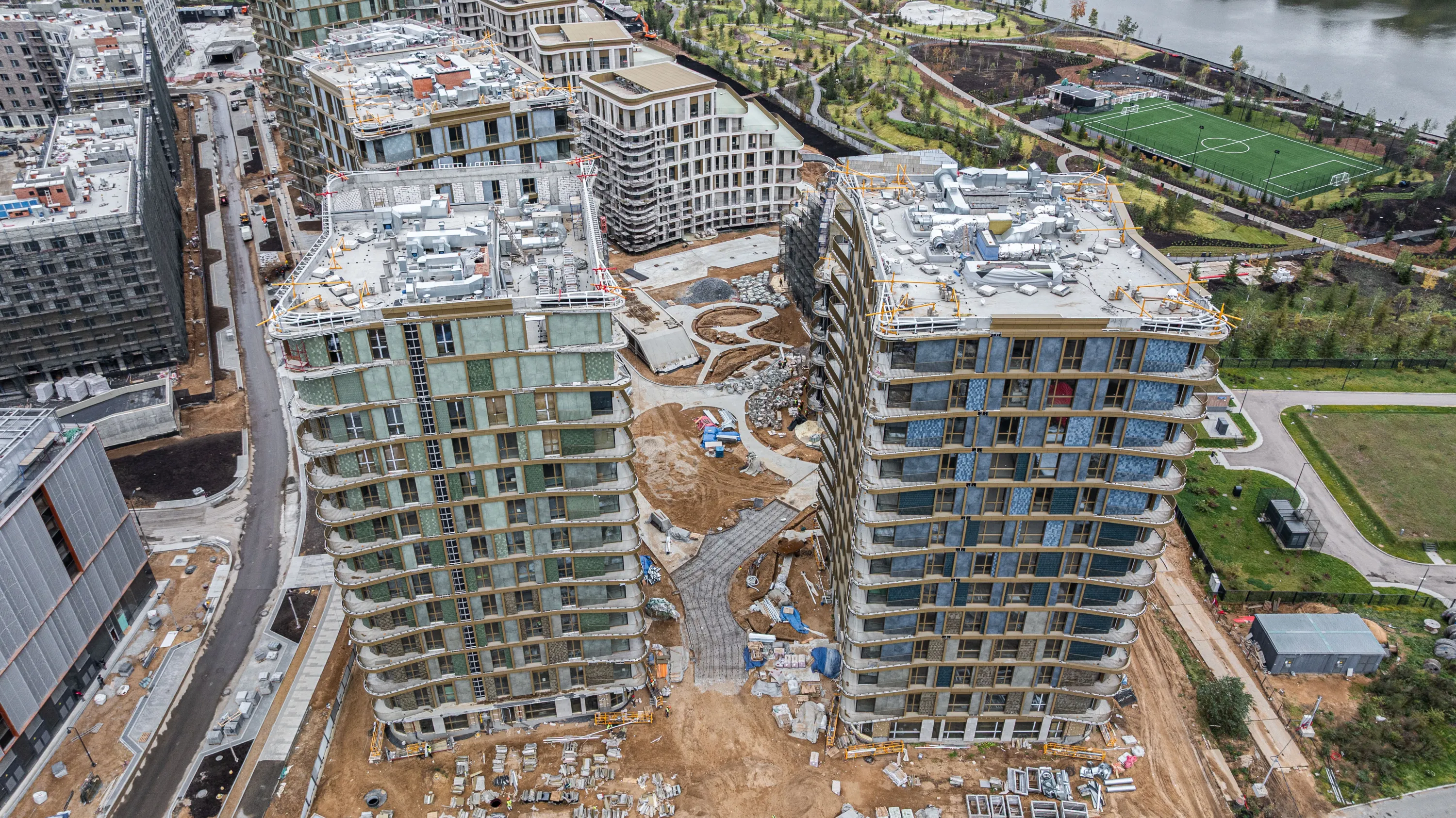 СберСити - квартал В21 ход строительства