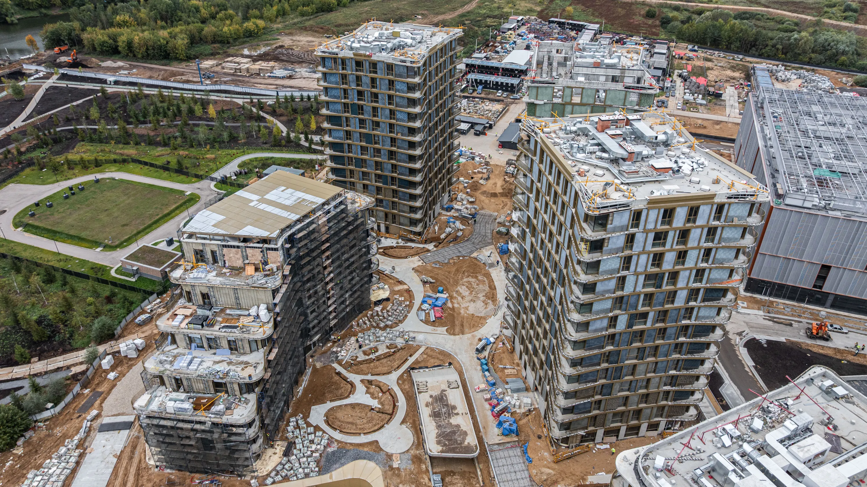 СберСити - квартал В21 ход строительства