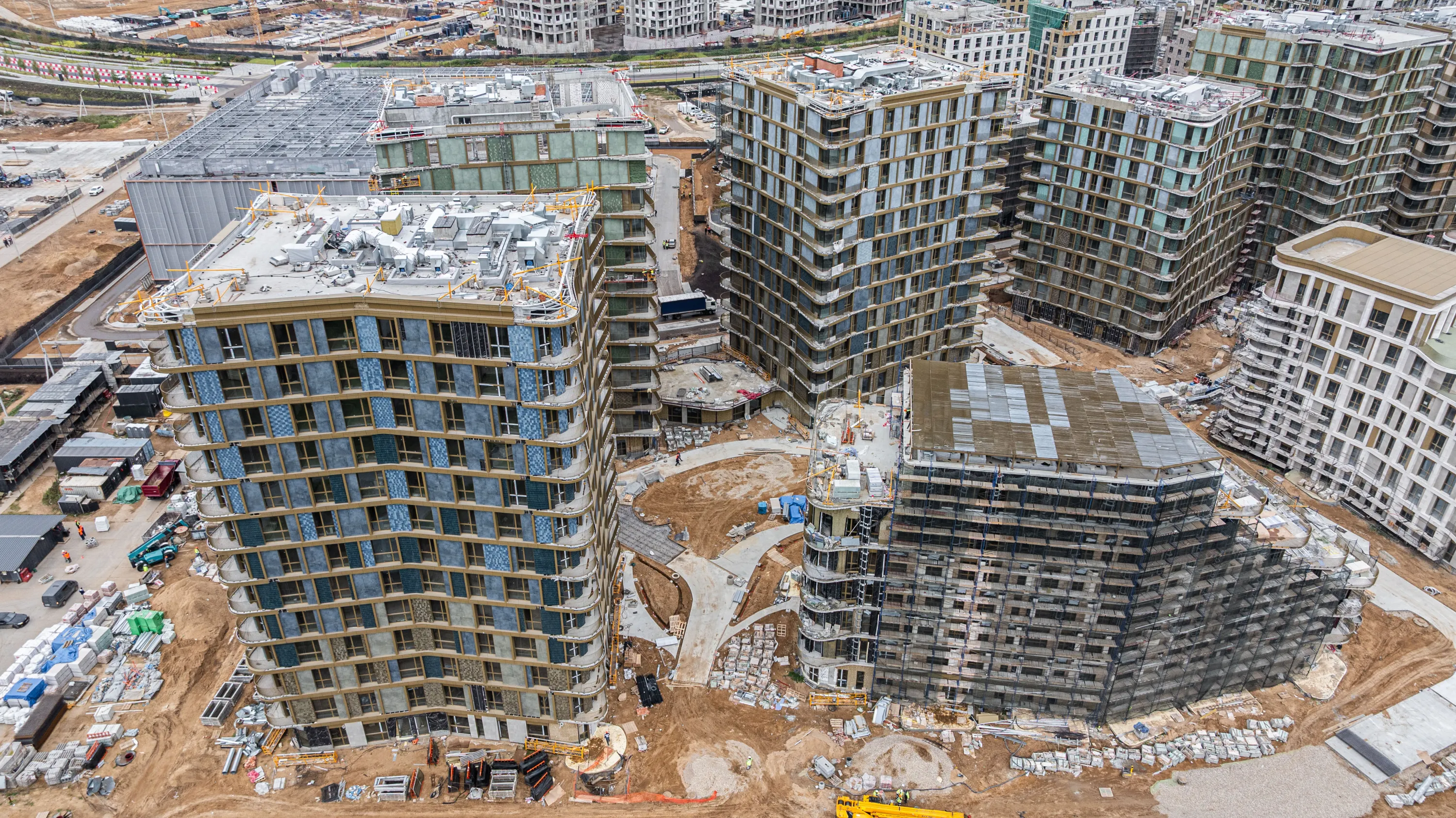 СберСити - квартал В21 ход строительства