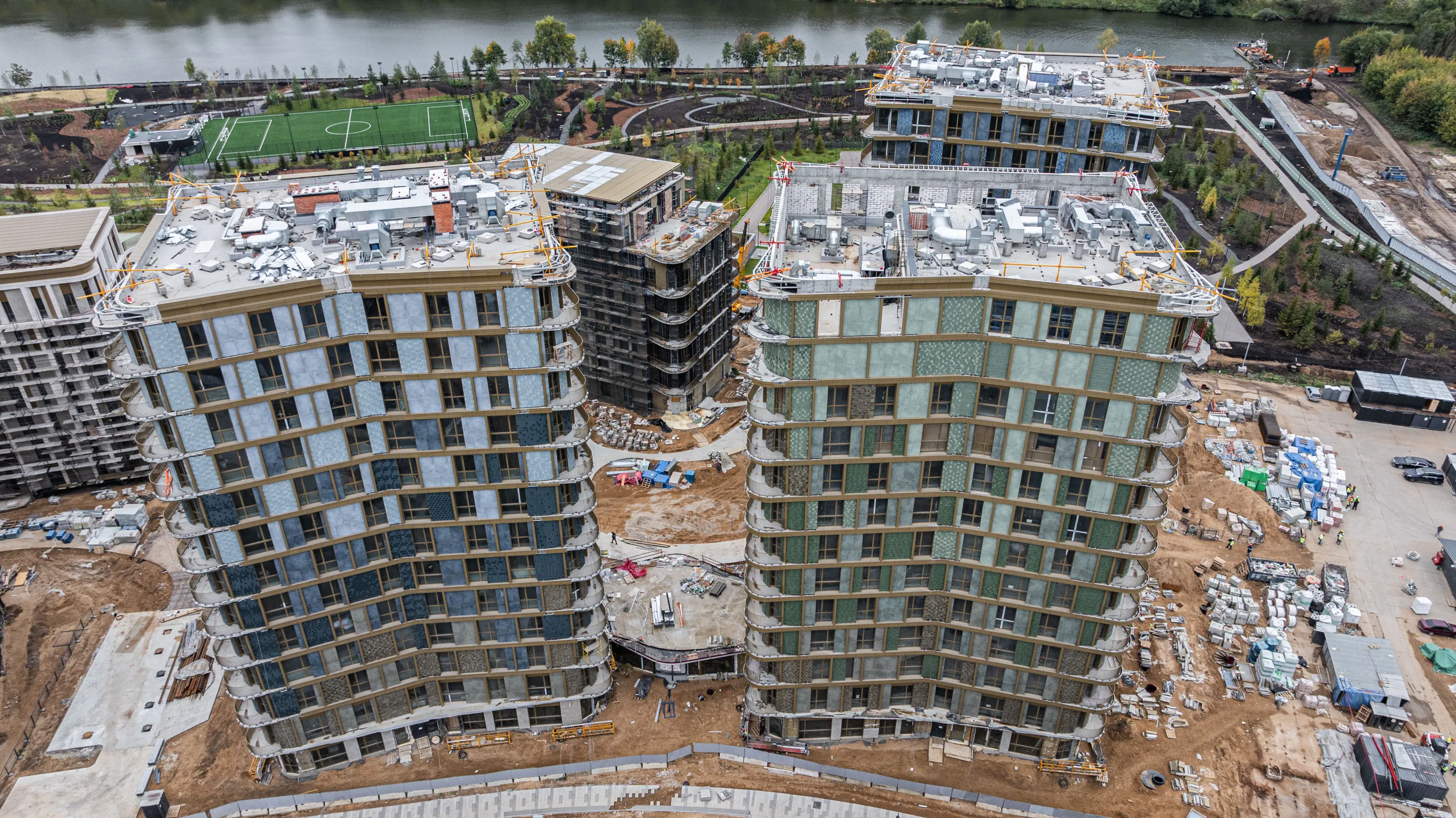 СберСити - квартал В21 ход строительства