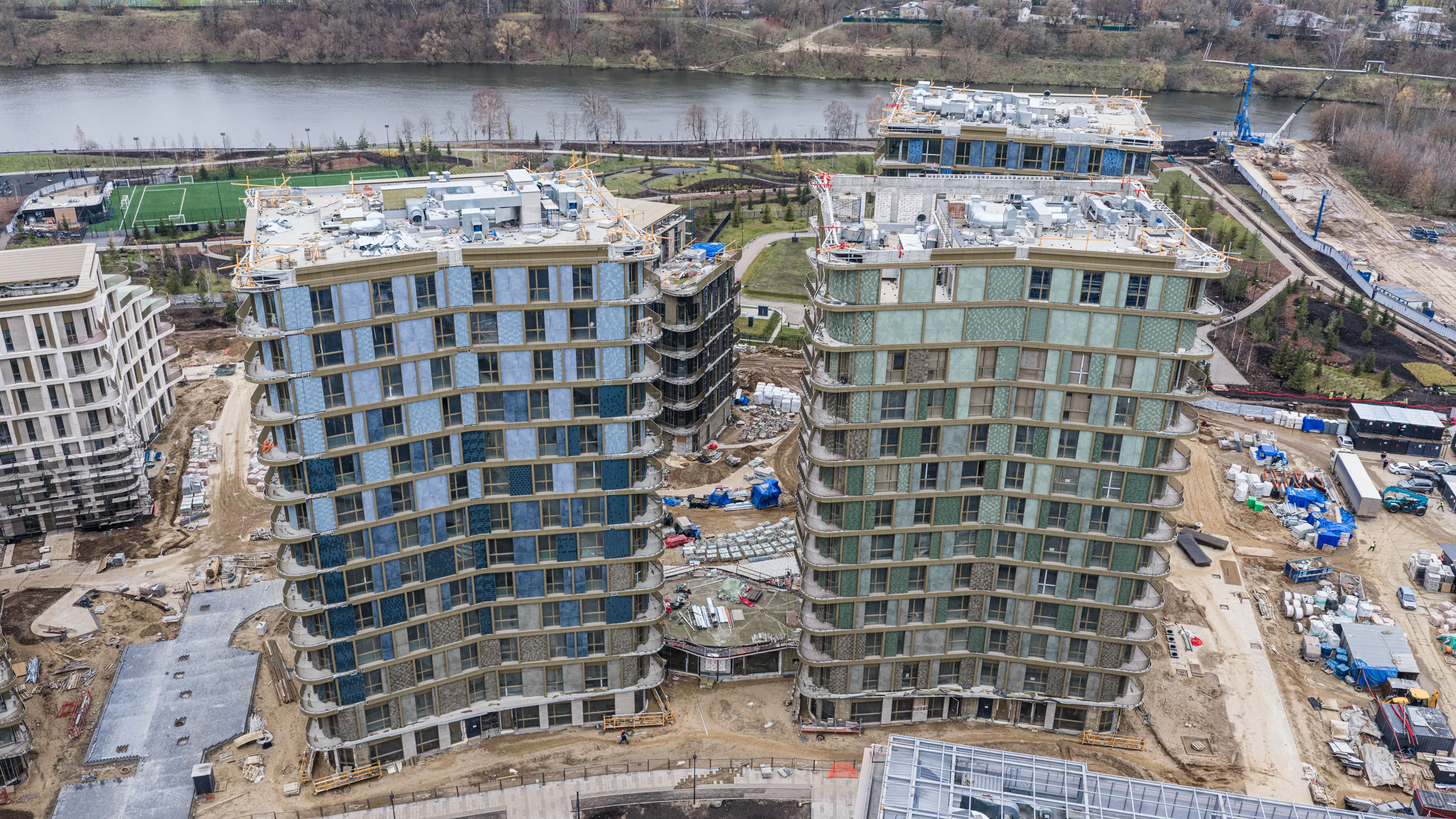 СберСити - квартал В21 ход строительства