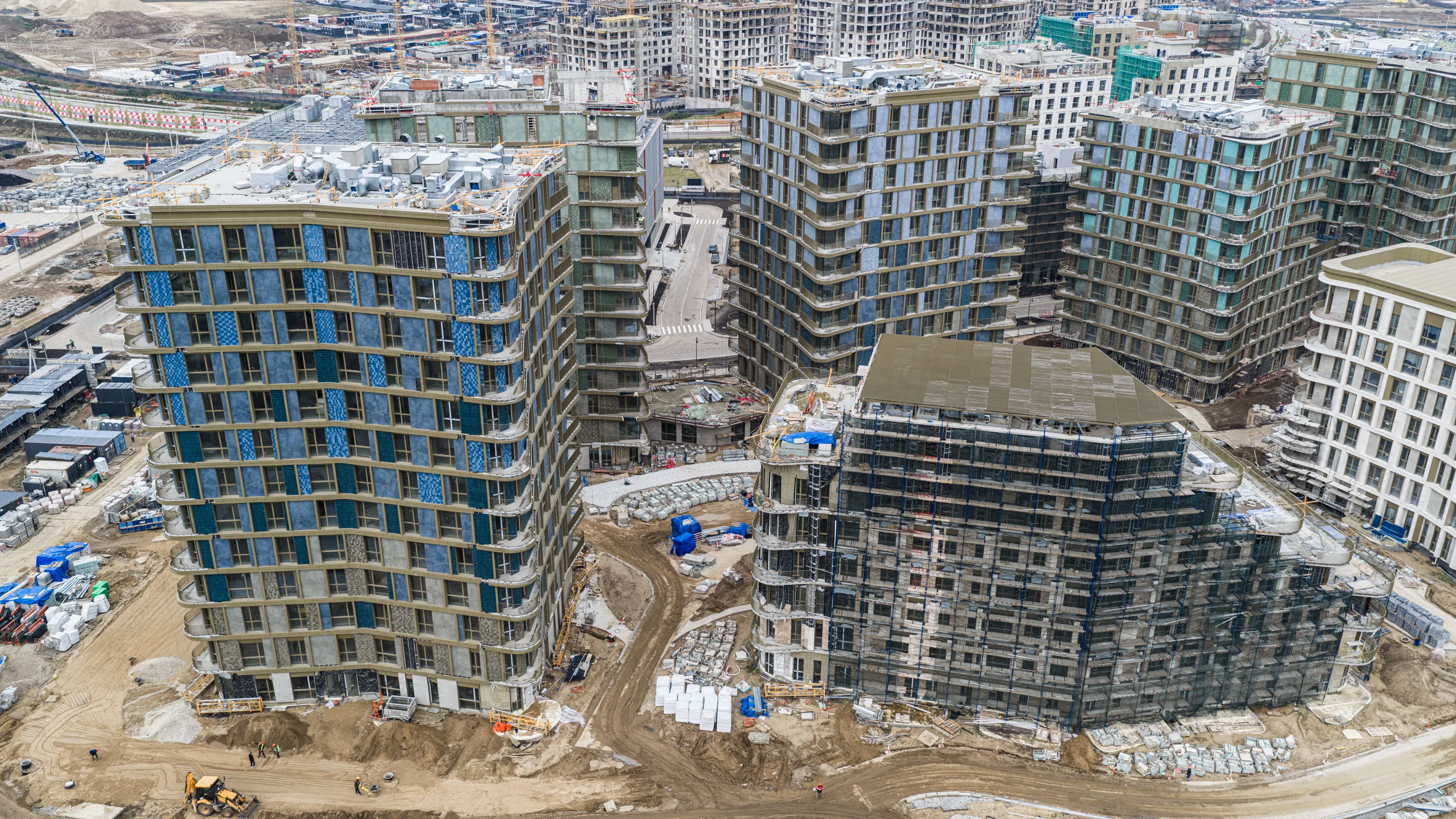 СберСити - квартал В21 ход строительства