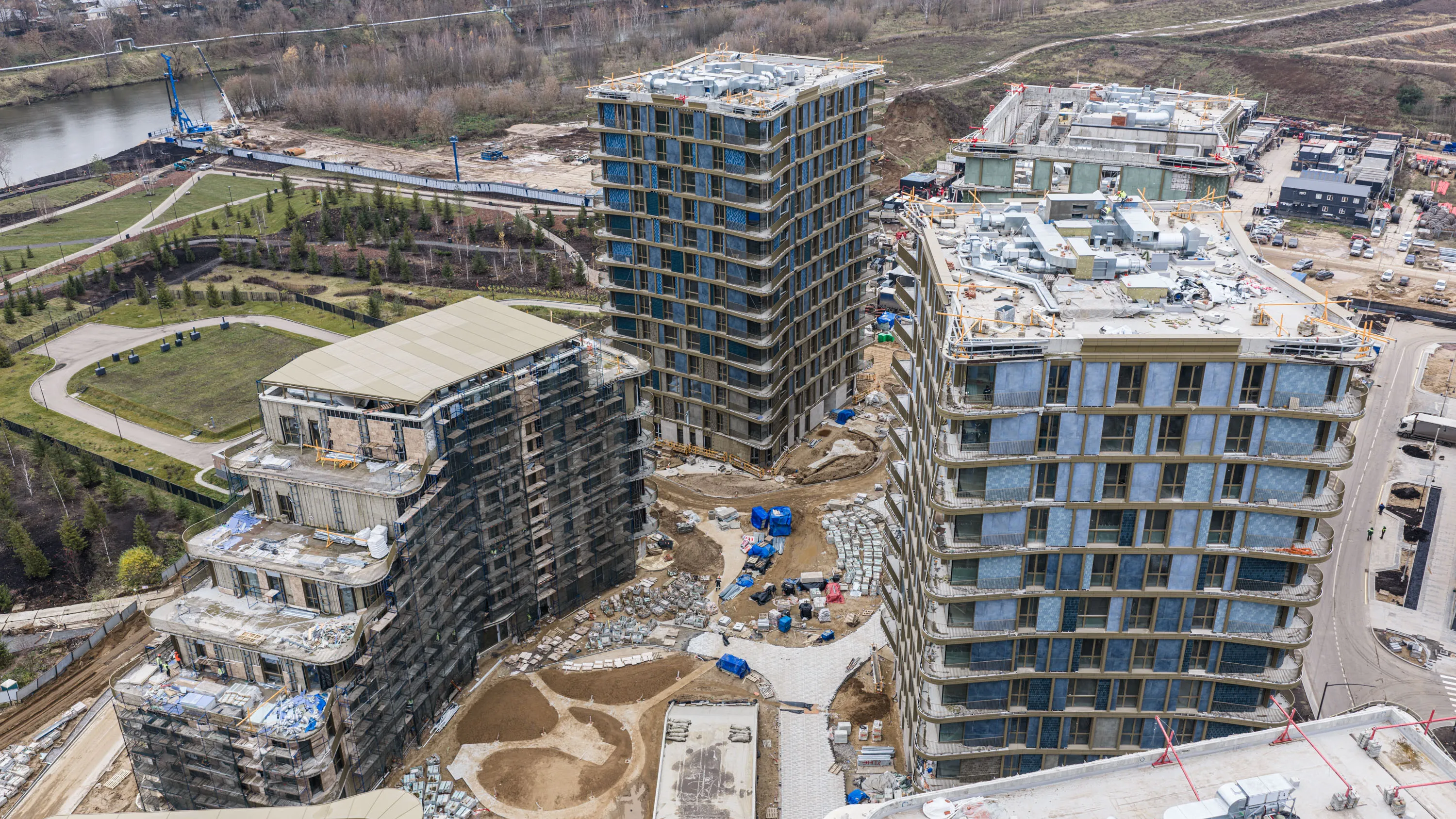 СберСити - квартал В21 ход строительства