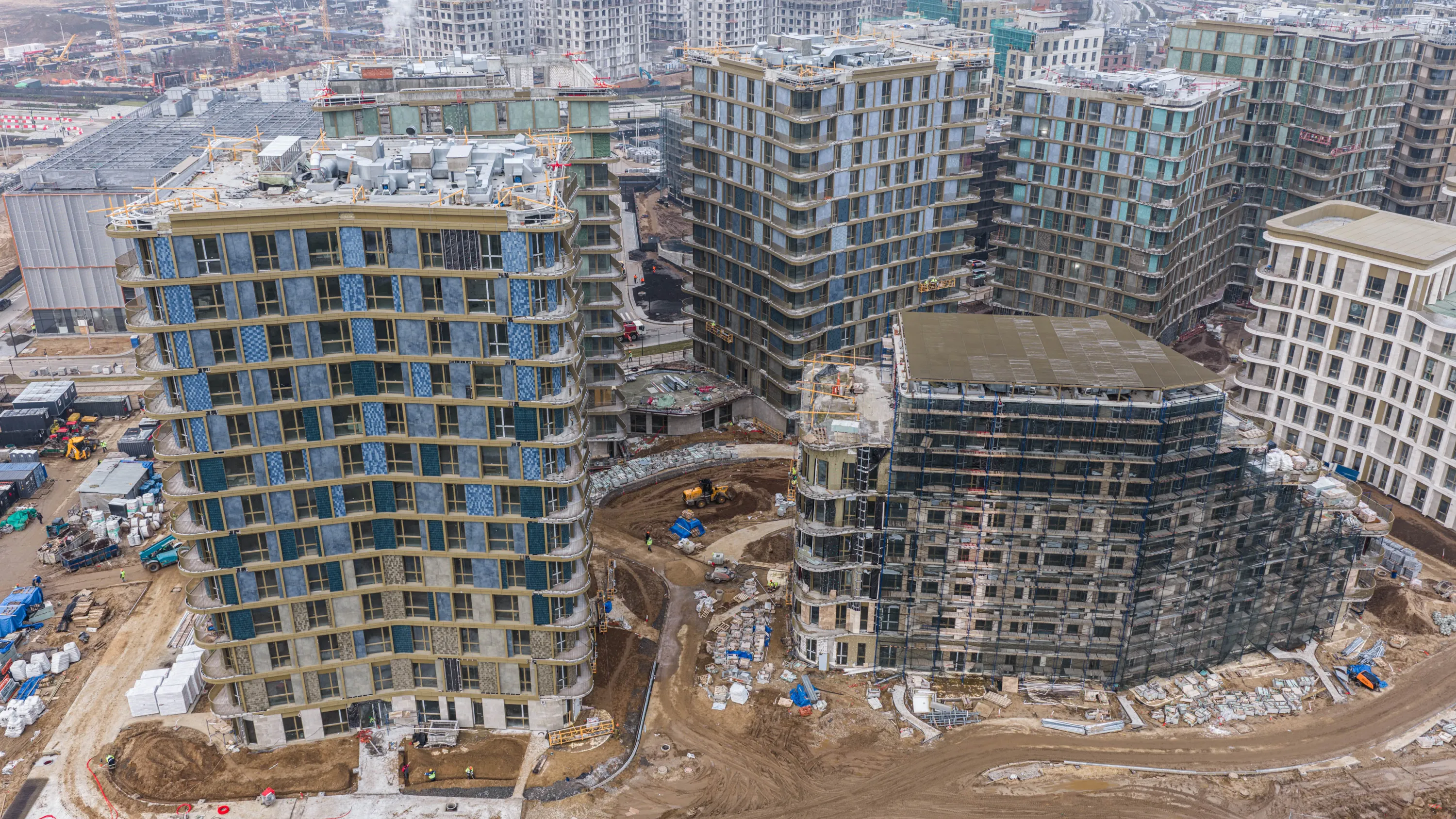 СберСити - квартал В21 ход строительства