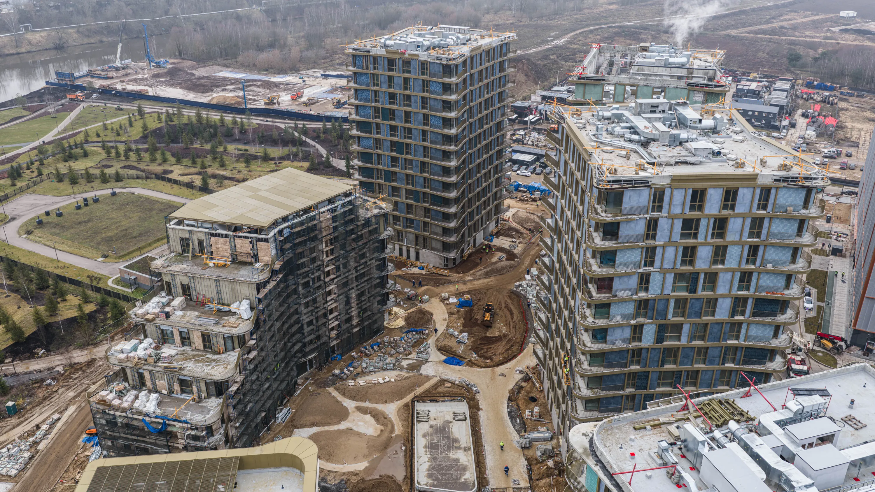 СберСити - квартал В21 ход строительства