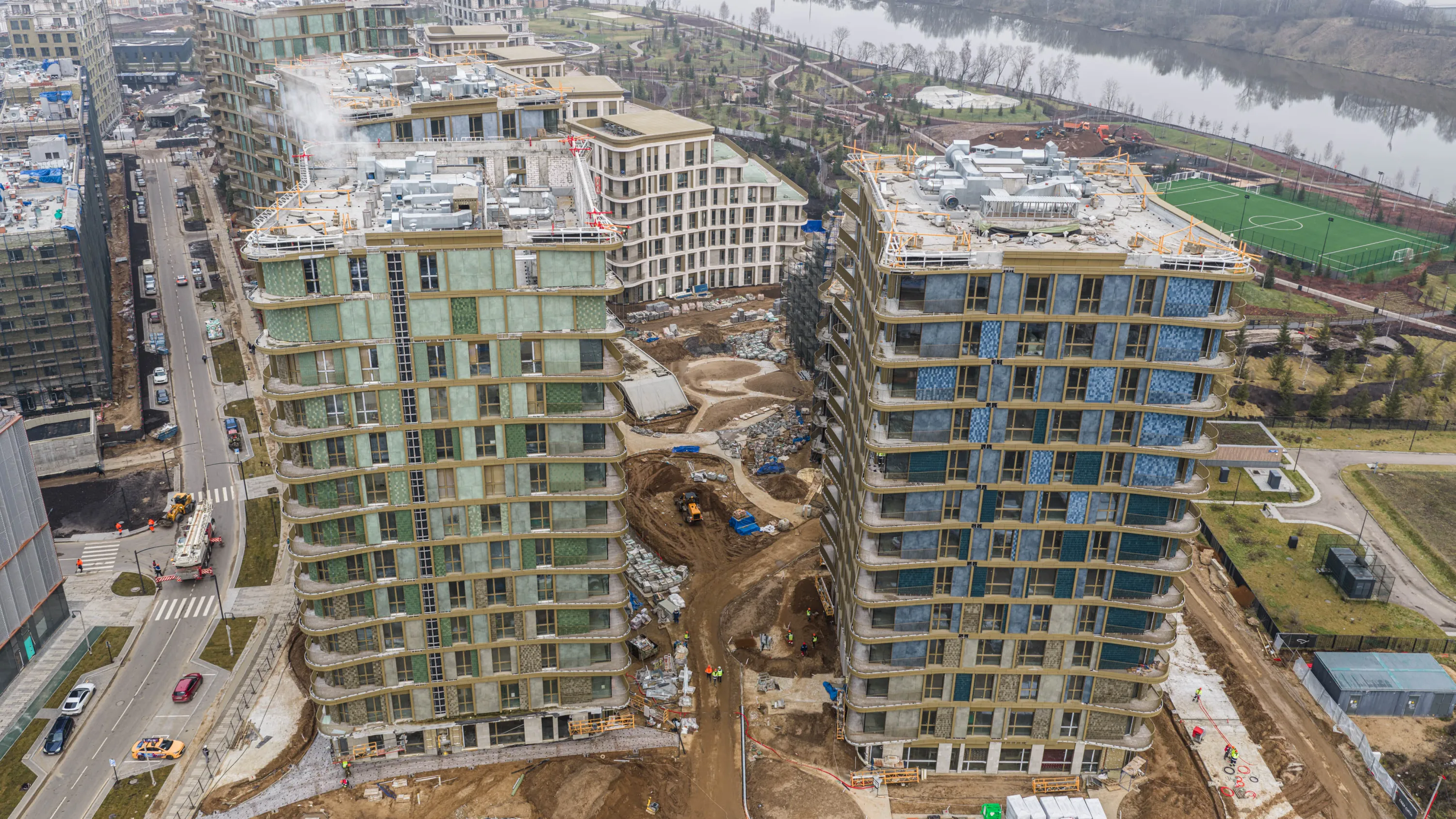 СберСити - квартал В21 ход строительства