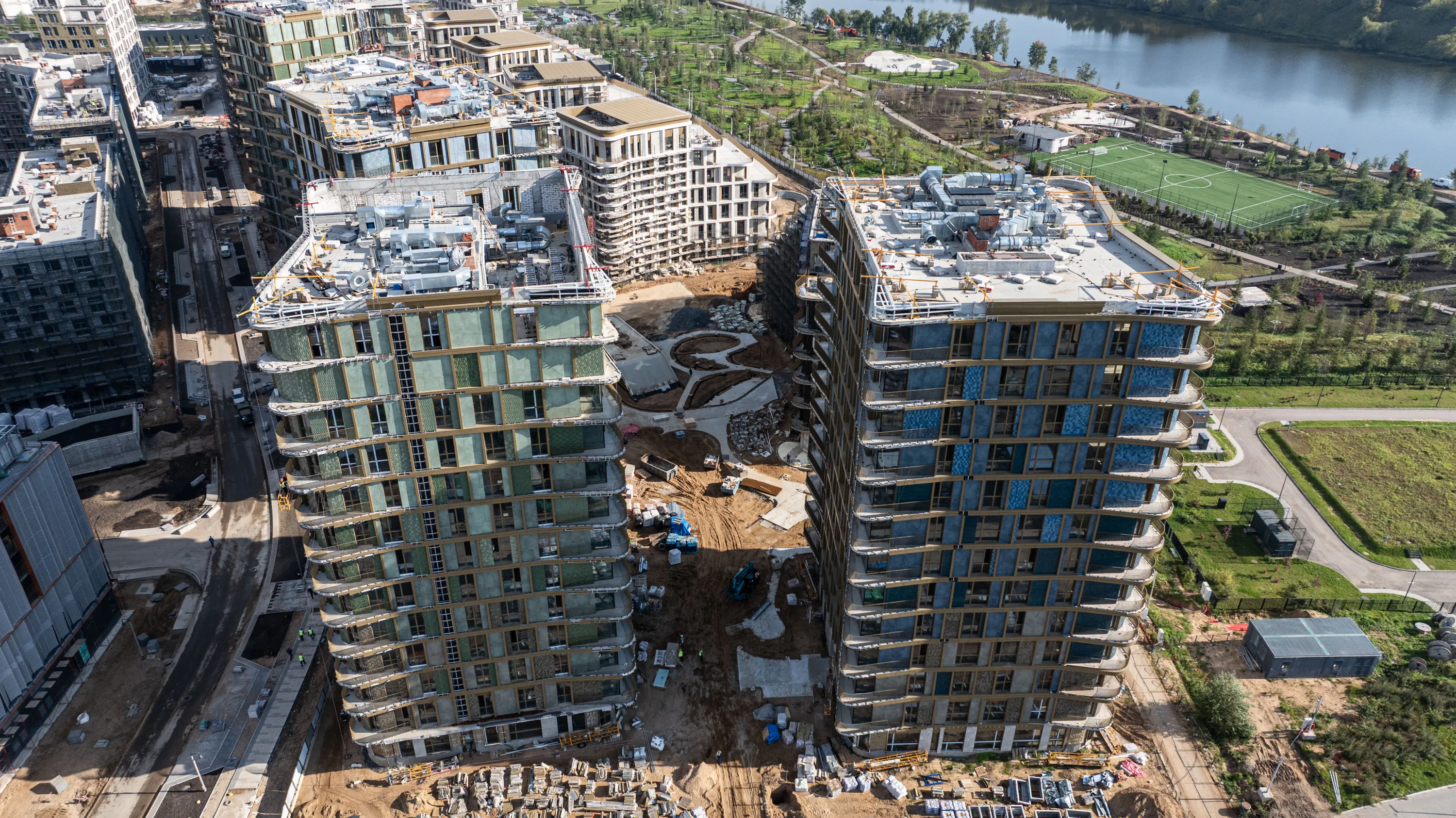 СберСити - квартал В21 ход строительства