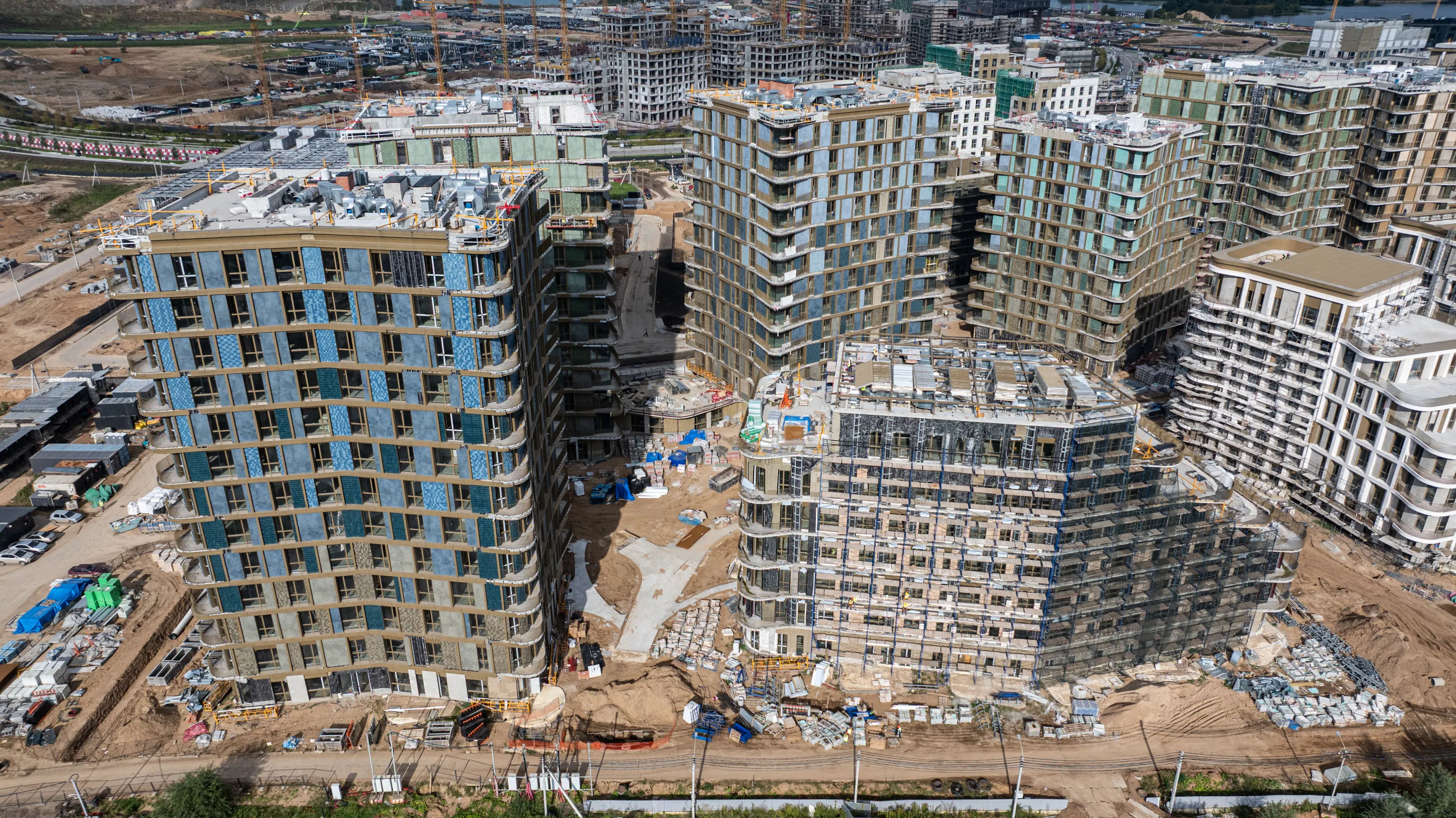 СберСити - квартал В21 ход строительства