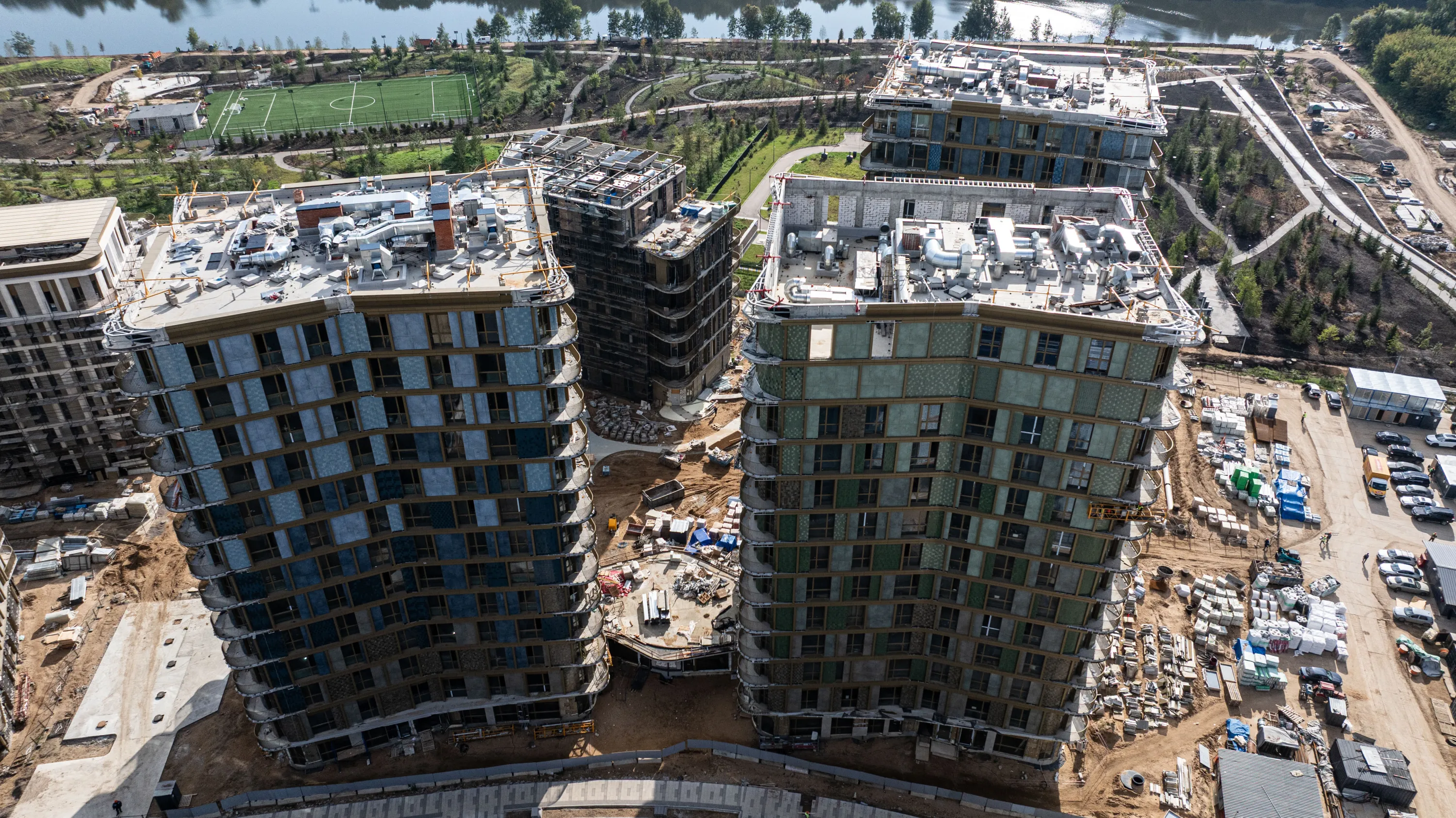 СберСити - квартал В21 ход строительства