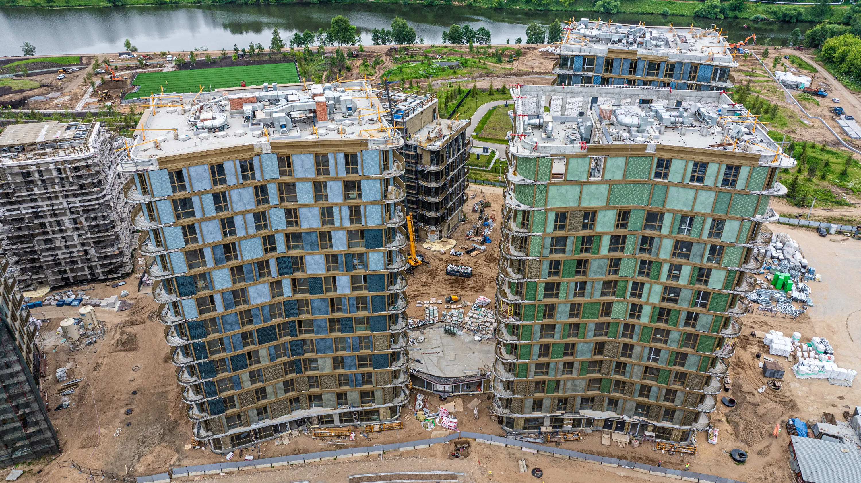 СберСити - квартал В21 ход строительства