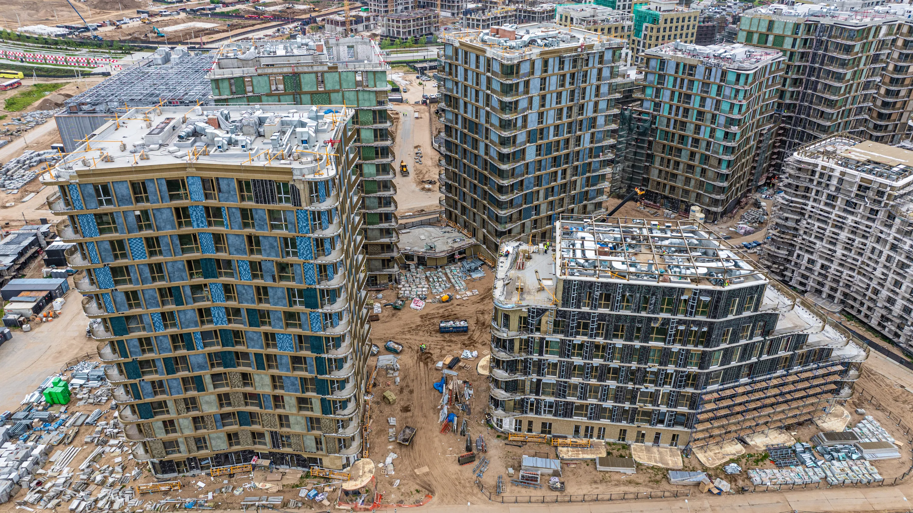 СберСити - квартал В21 ход строительства