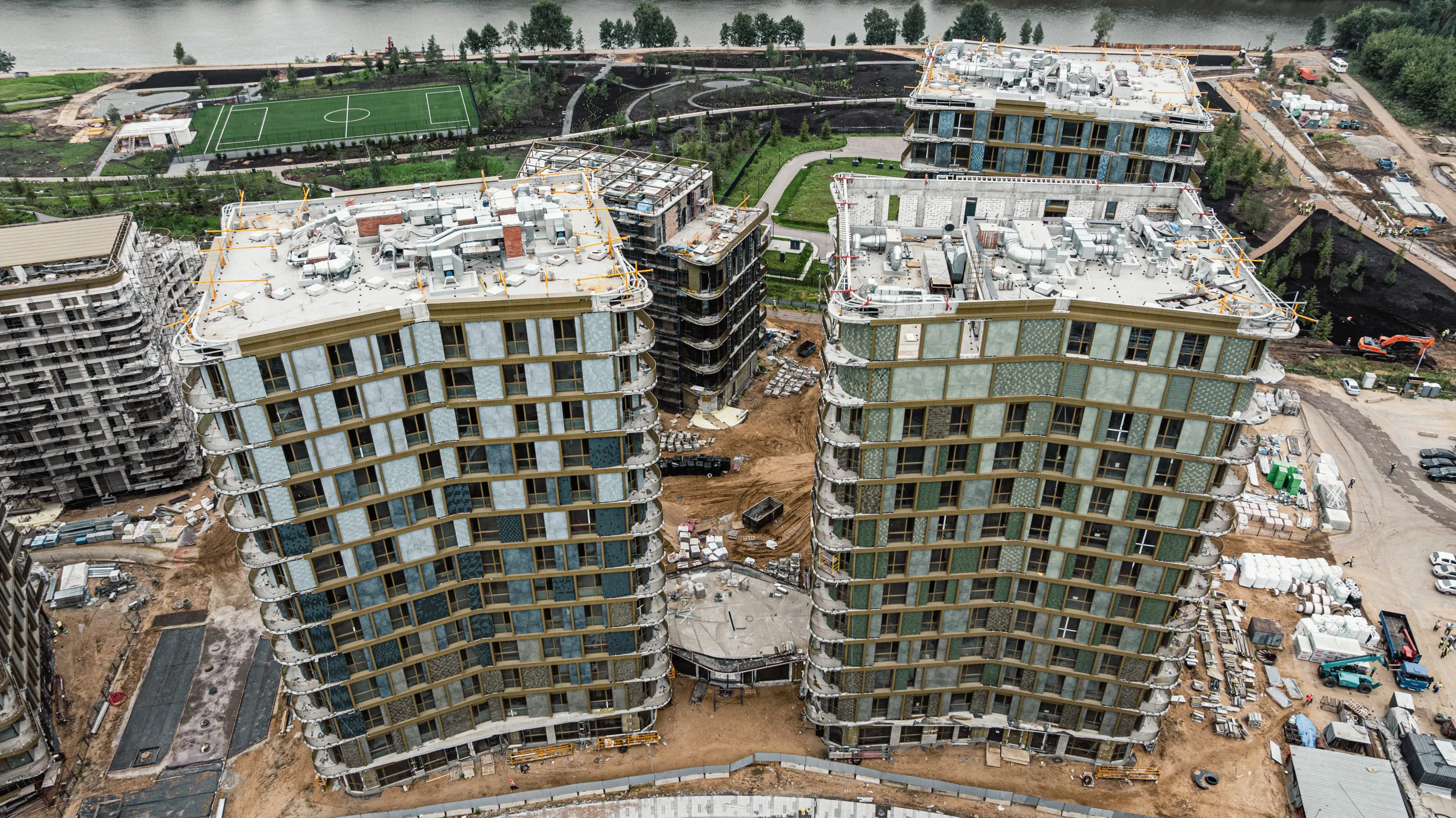 СберСити - квартал В21 ход строительства