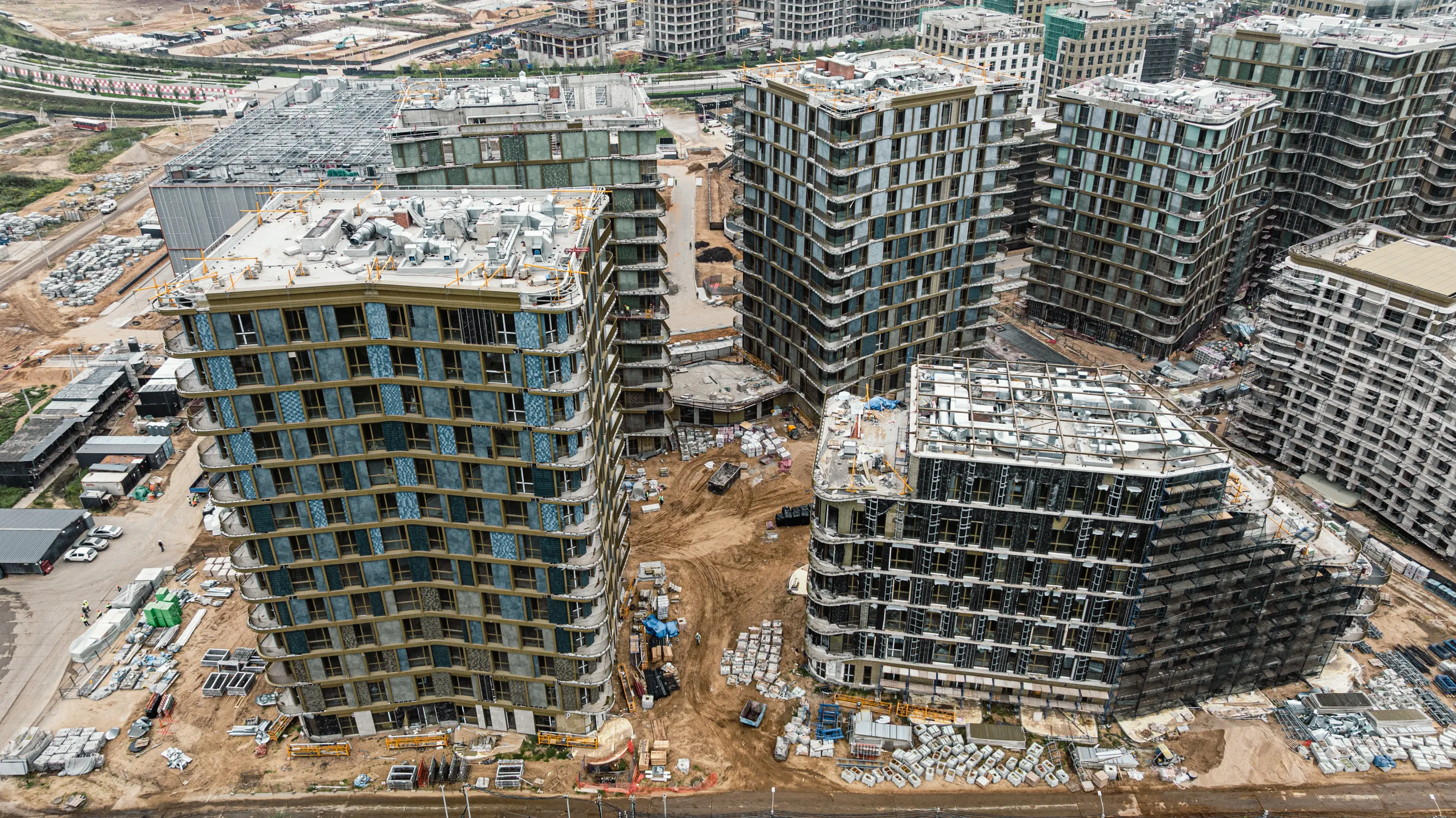 СберСити - квартал В21 ход строительства