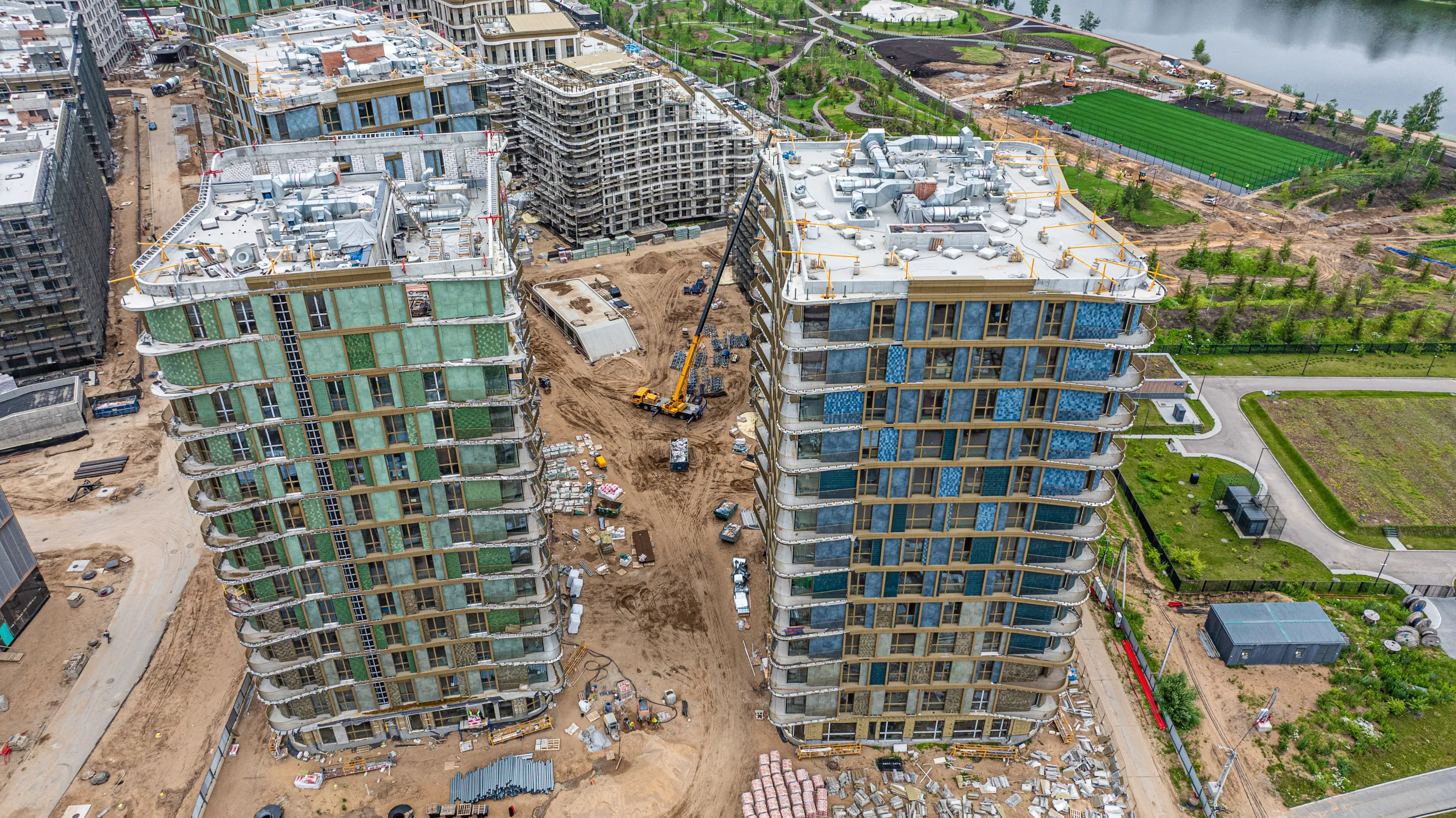 СберСити - квартал В21 ход строительства