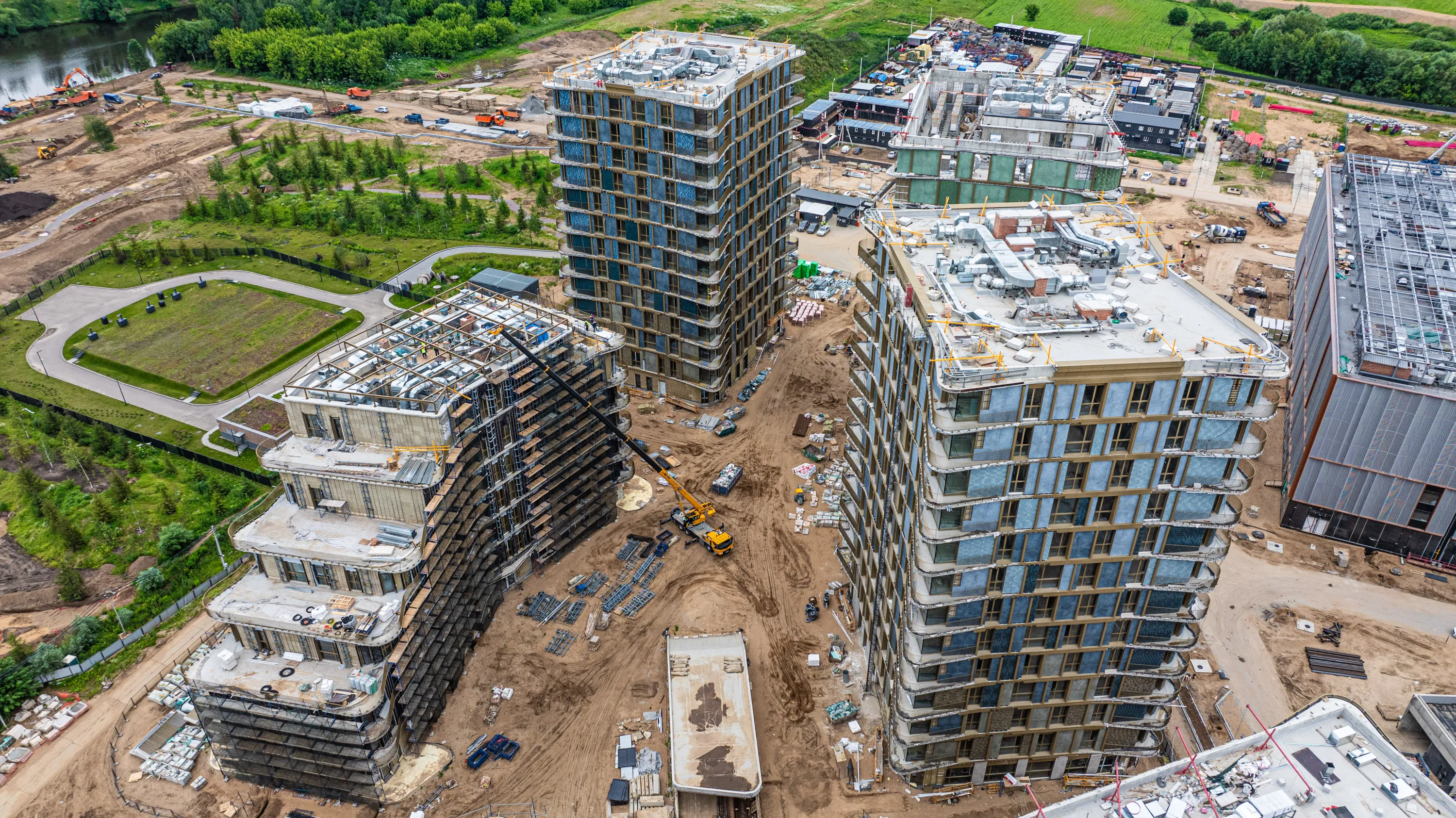 СберСити - квартал В21 ход строительства