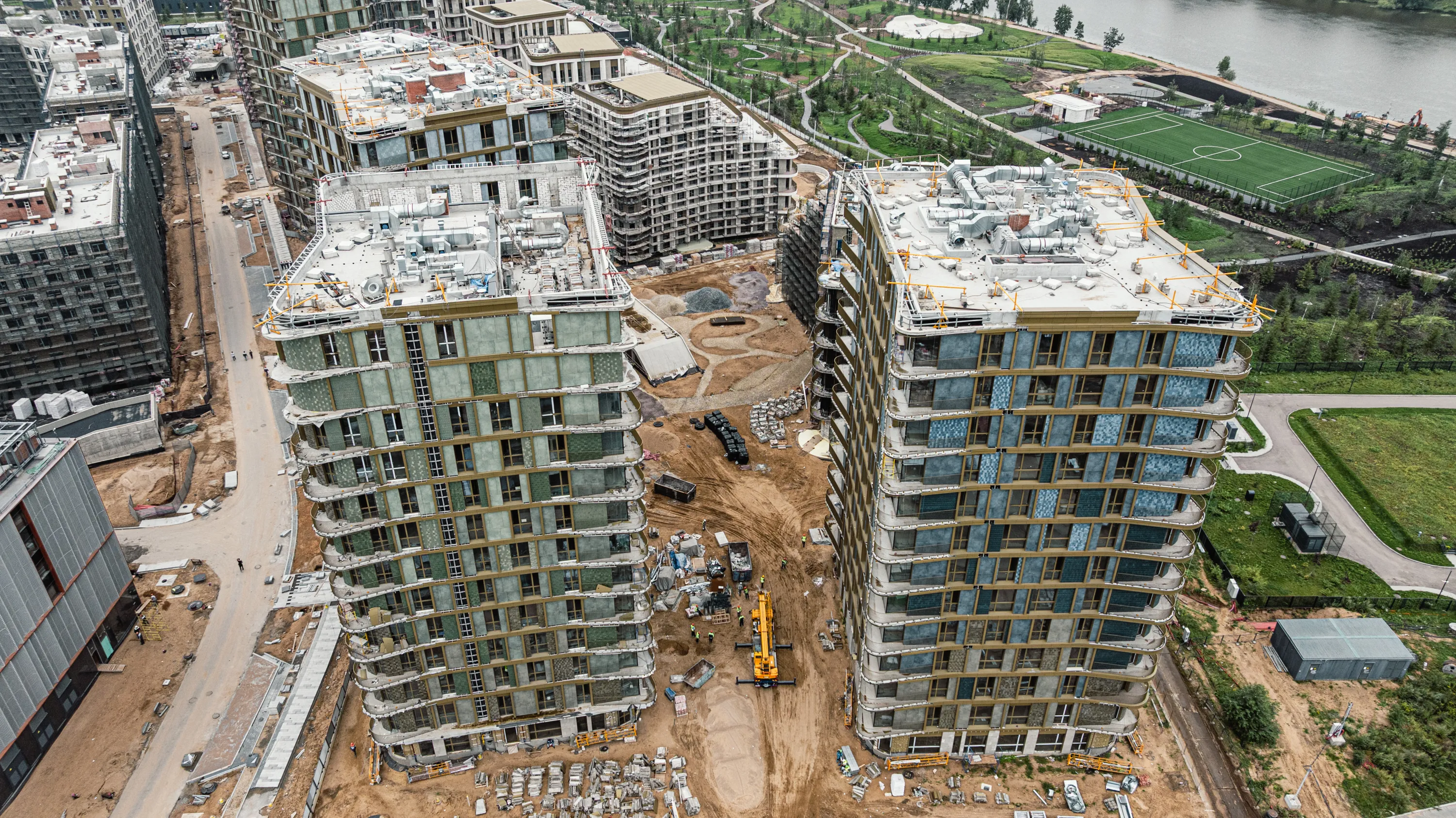 СберСити - квартал В21 ход строительства